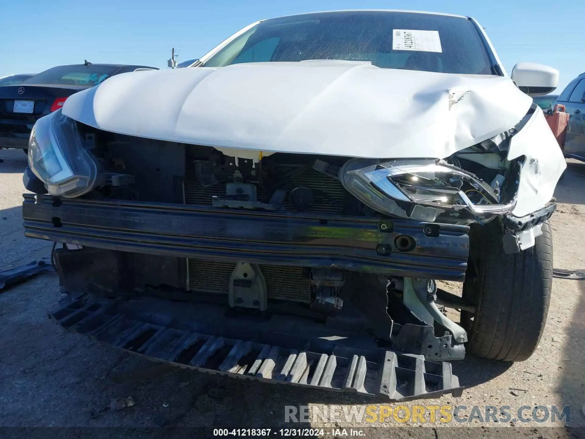 6 fotografías del automóvil dañado 3N1AB7AP8KY217231 NISSAN SENTRA 2019