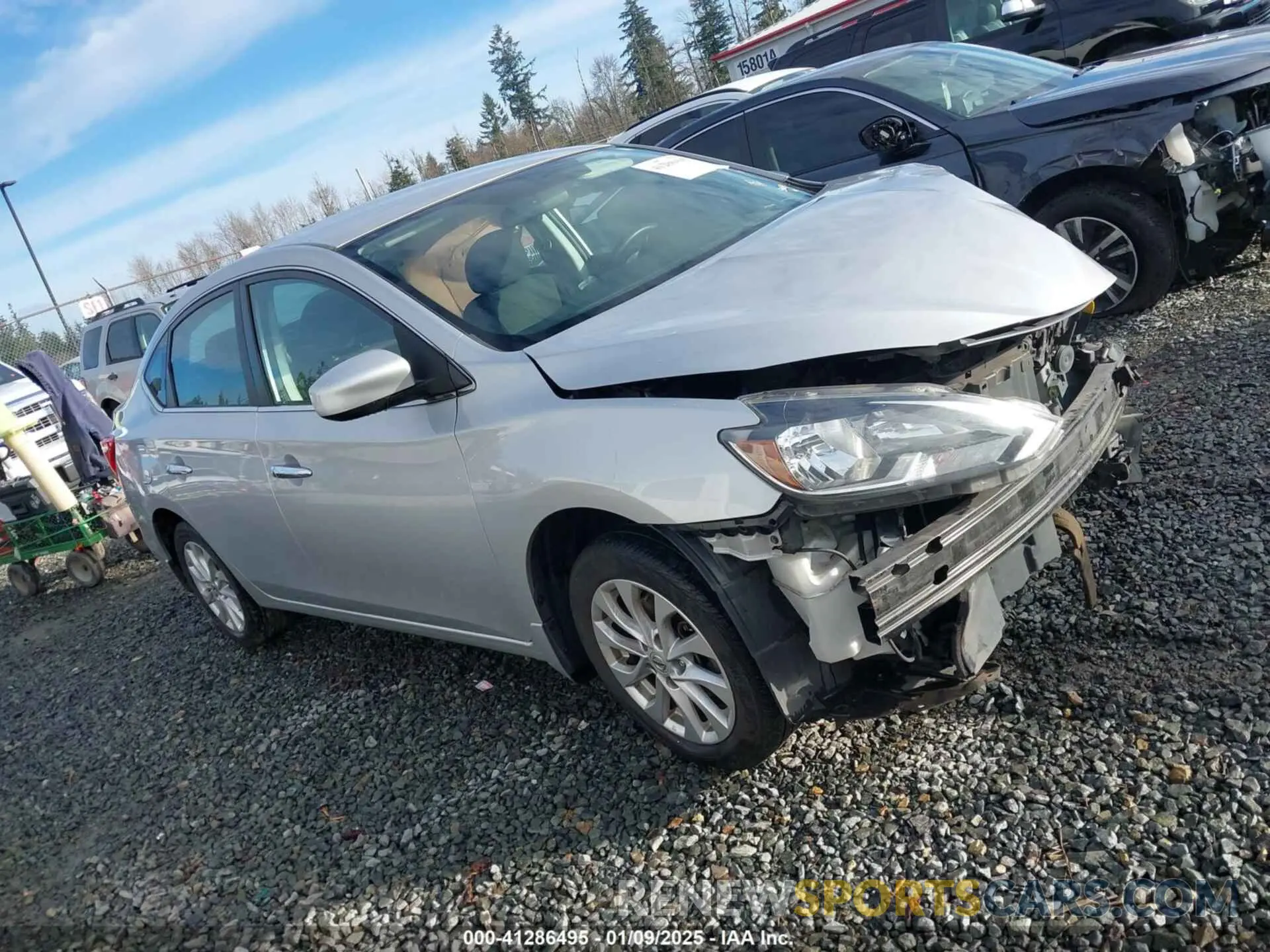 1 fotografías del automóvil dañado 3N1AB7AP8KY218816 NISSAN SENTRA 2019