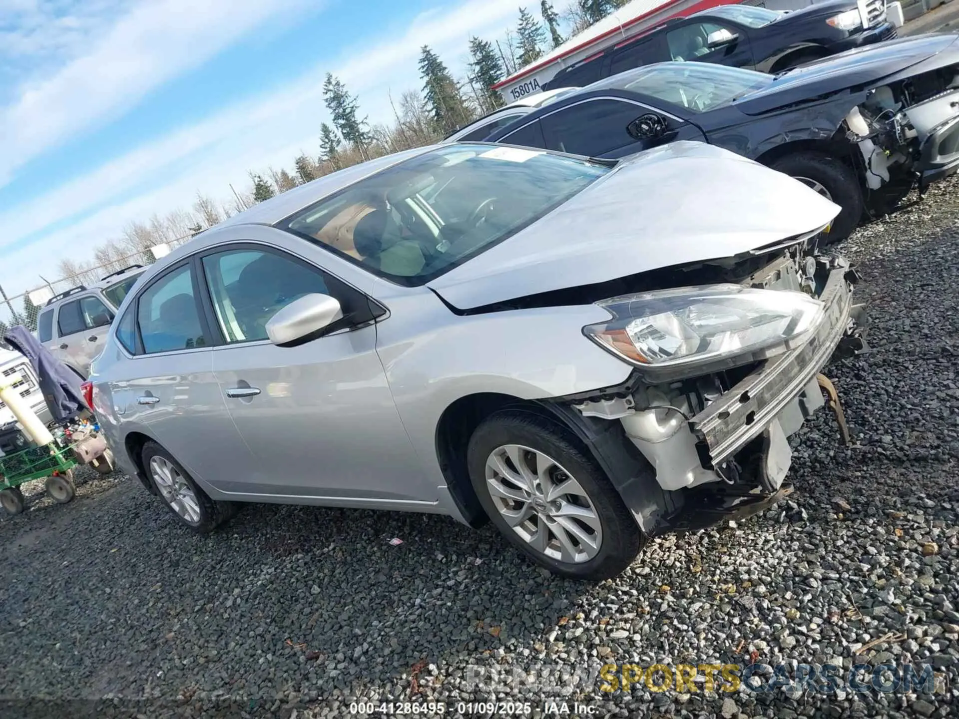 14 fotografías del automóvil dañado 3N1AB7AP8KY218816 NISSAN SENTRA 2019