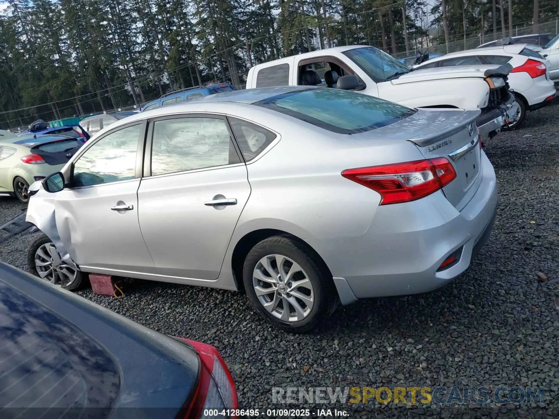 15 fotografías del automóvil dañado 3N1AB7AP8KY218816 NISSAN SENTRA 2019