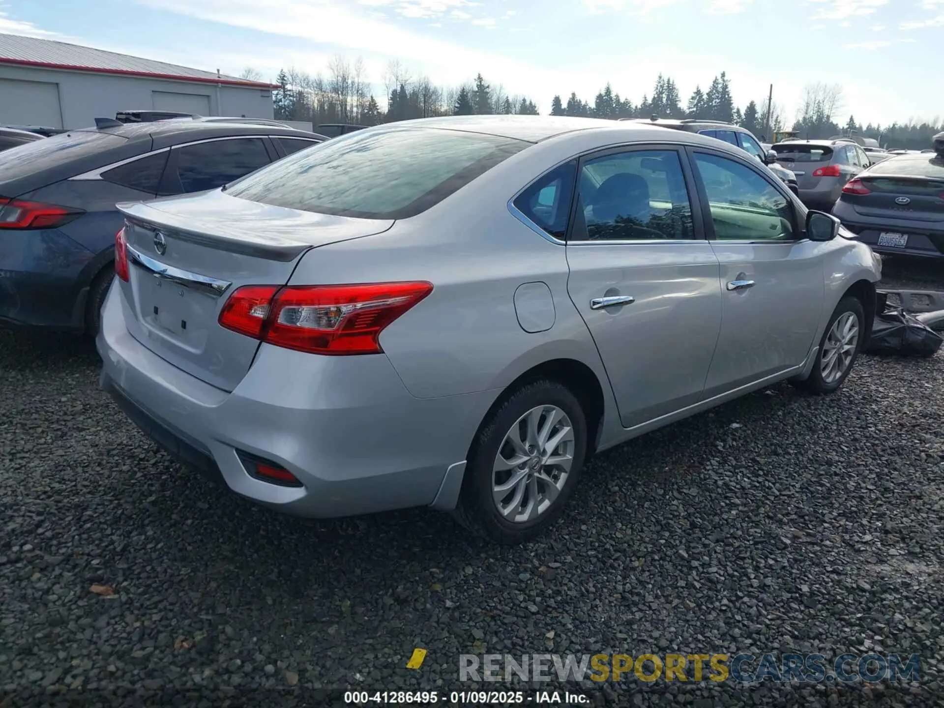 4 fotografías del automóvil dañado 3N1AB7AP8KY218816 NISSAN SENTRA 2019