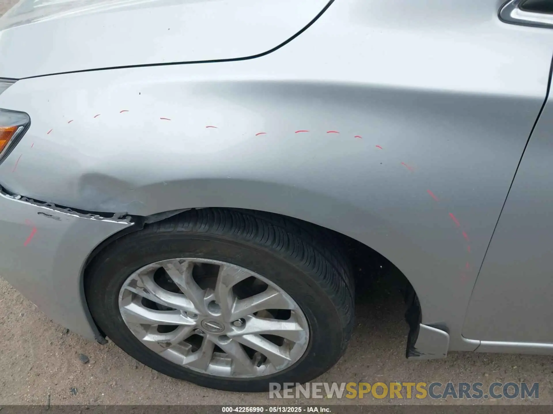 6 fotografías del automóvil dañado 3N1AB7AP8KY222879 NISSAN SENTRA 2019