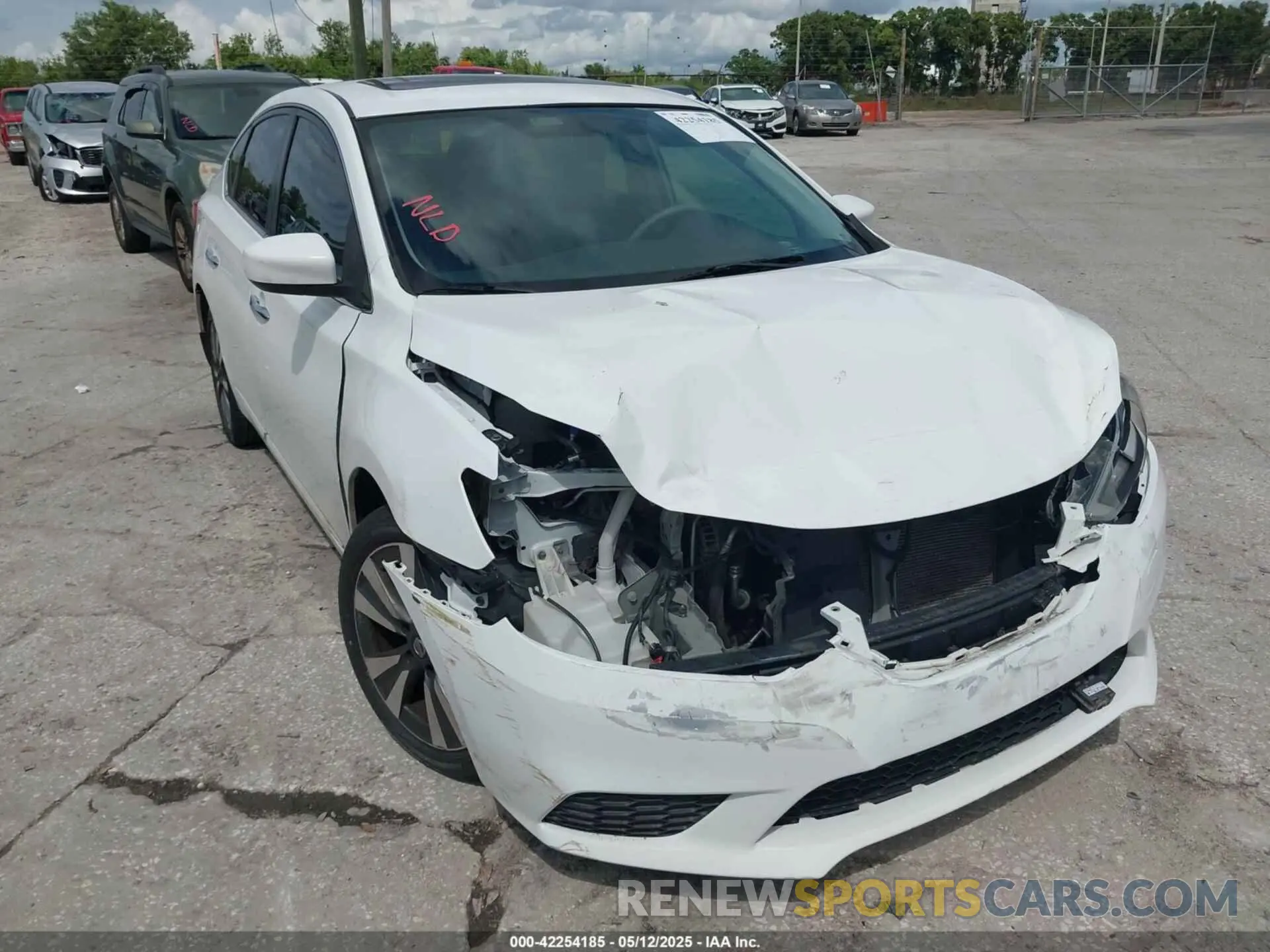 6 fotografías del automóvil dañado 3N1AB7AP8KY225975 NISSAN SENTRA 2019