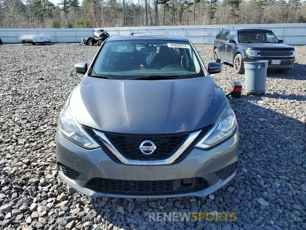 5 fotografías del automóvil dañado 3N1AB7AP8KY239469 NISSAN SENTRA 2019