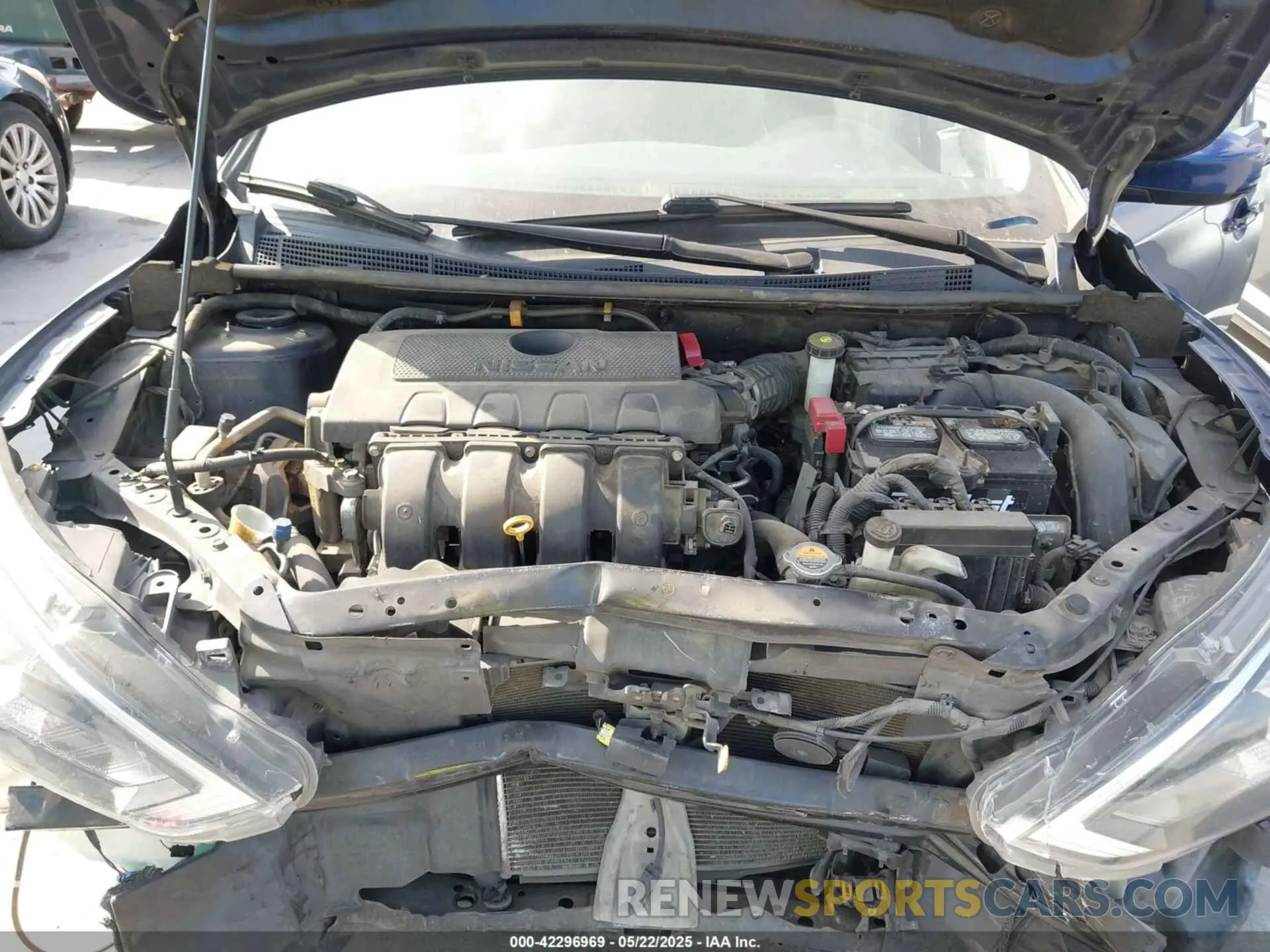10 fotografías del automóvil dañado 3N1AB7AP8KY242095 NISSAN SENTRA 2019