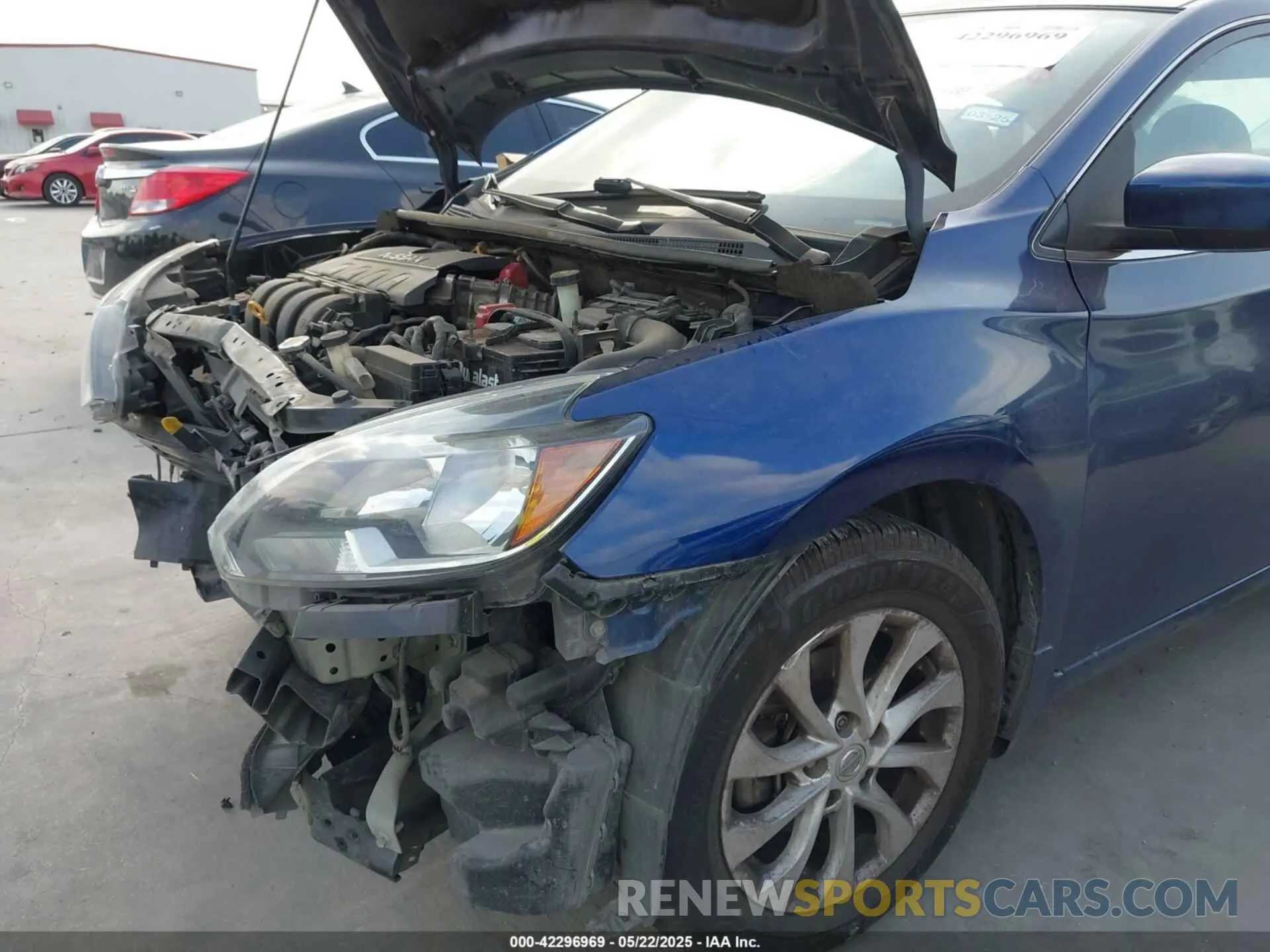 6 fotografías del automóvil dañado 3N1AB7AP8KY242095 NISSAN SENTRA 2019