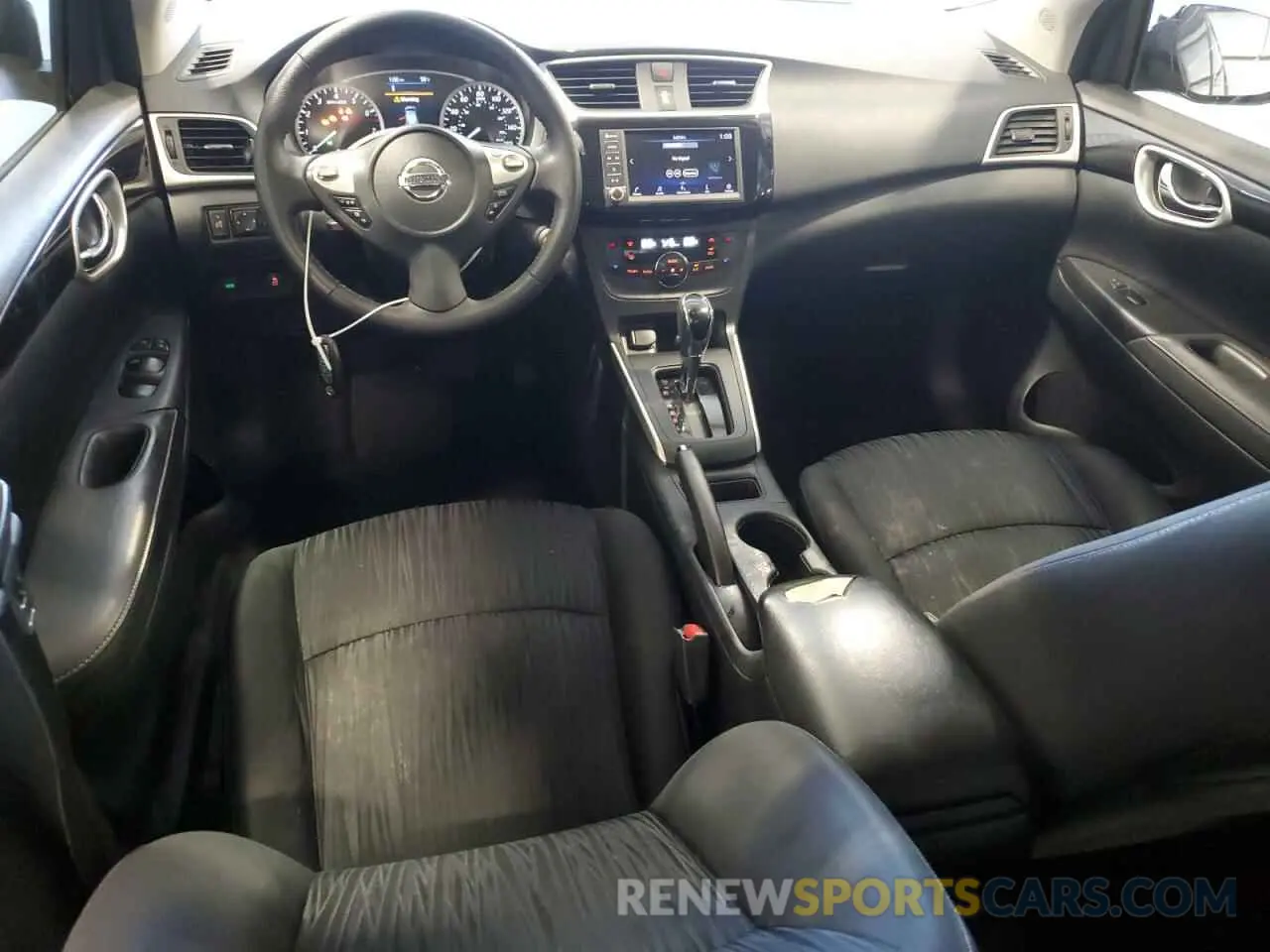 8 fotografías del automóvil dañado 3N1AB7AP8KY247653 NISSAN SENTRA 2019