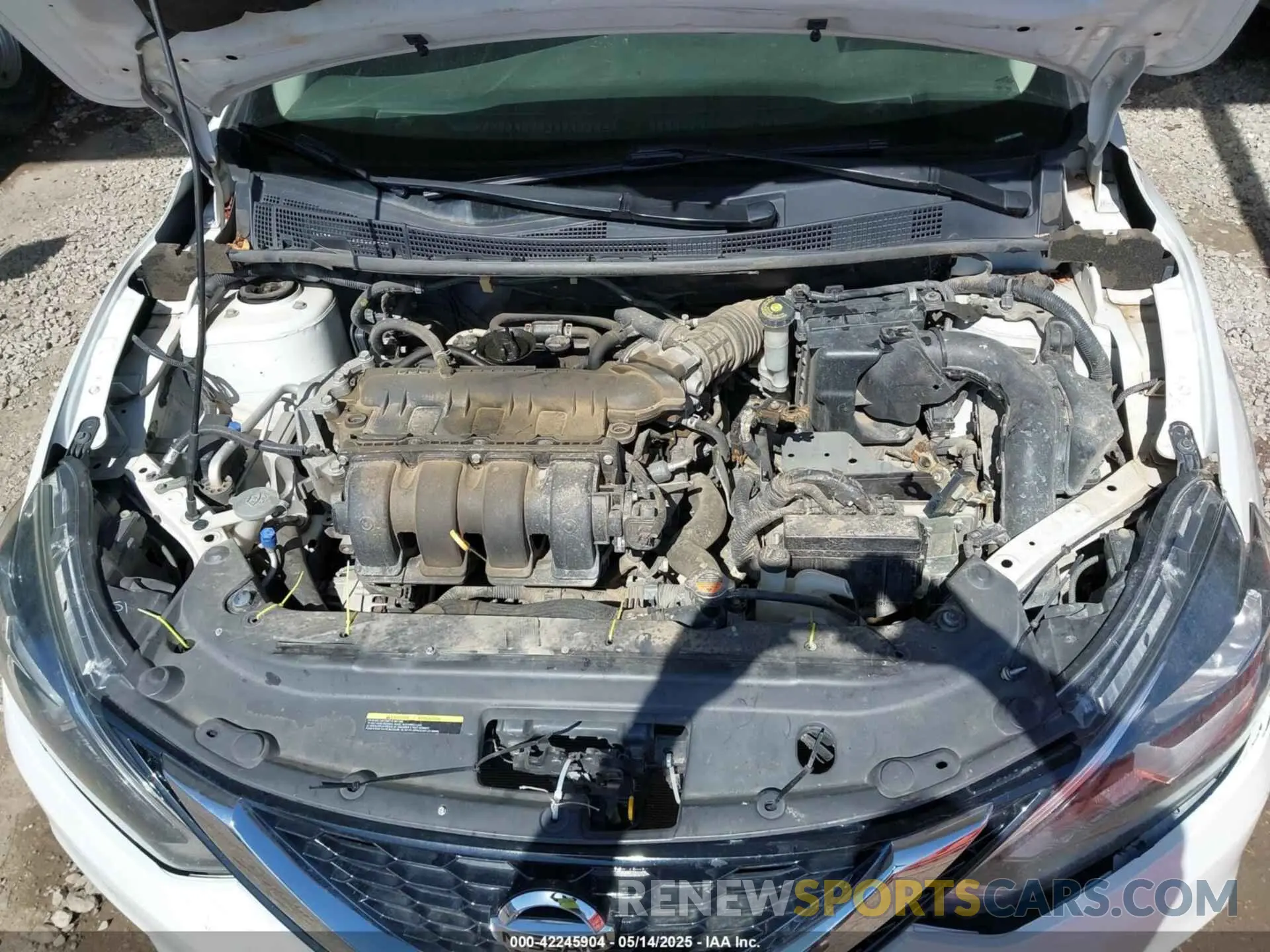 10 fotografías del automóvil dañado 3N1AB7AP8KY255848 NISSAN SENTRA 2019