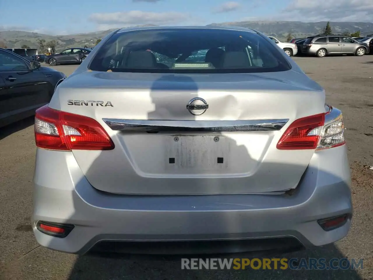 6 fotografías del automóvil dañado 3N1AB7AP8KY265912 NISSAN SENTRA 2019