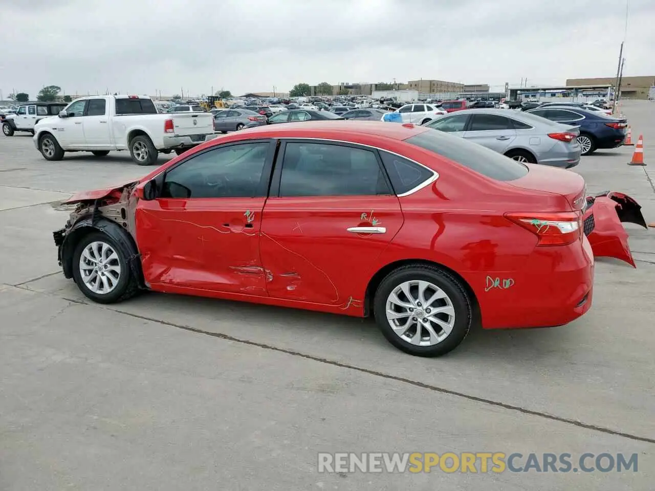 2 fotografías del automóvil dañado 3N1AB7AP8KY269751 NISSAN SENTRA 2019