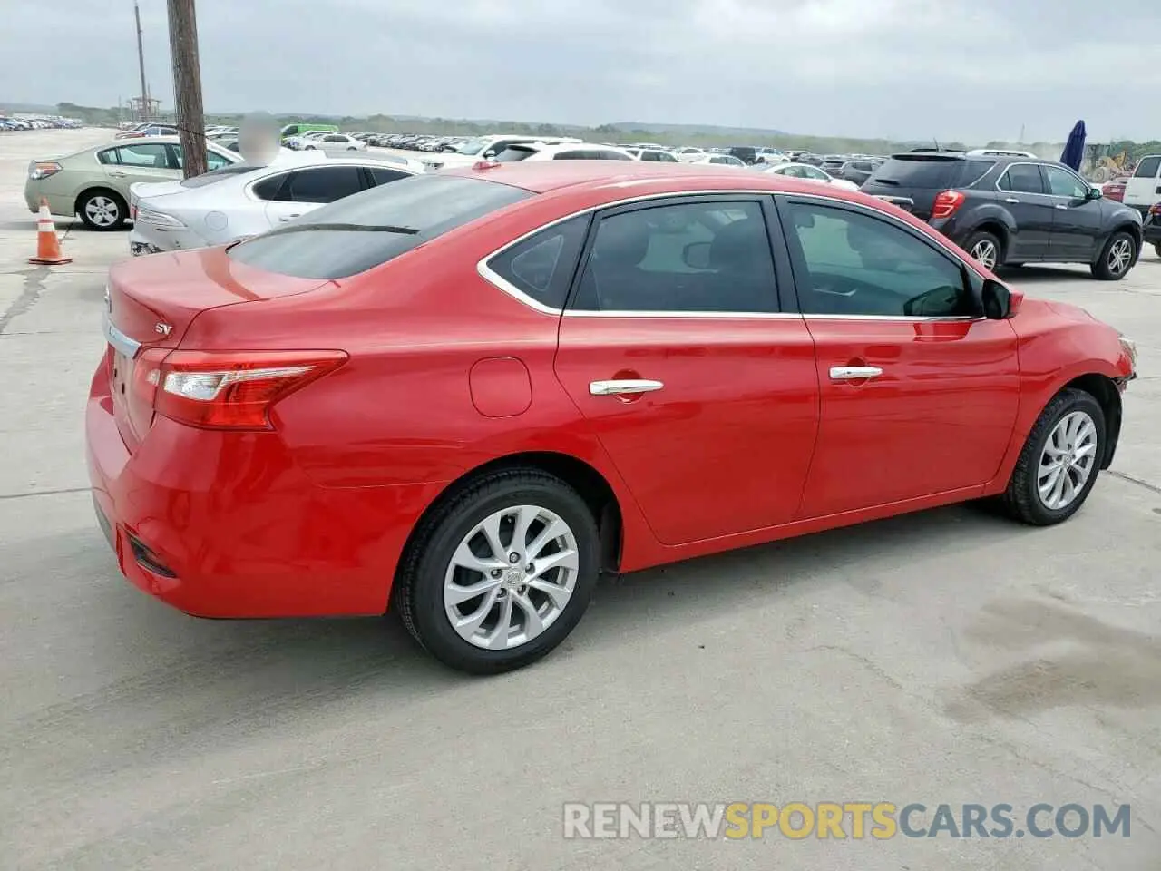 3 fotografías del automóvil dañado 3N1AB7AP8KY269751 NISSAN SENTRA 2019