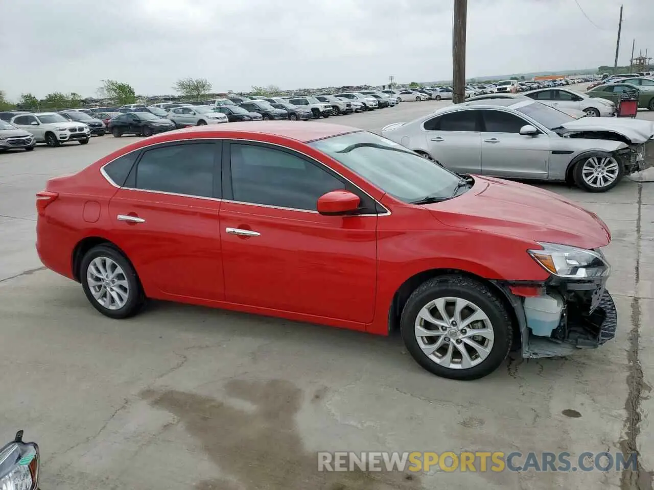 4 fotografías del automóvil dañado 3N1AB7AP8KY269751 NISSAN SENTRA 2019