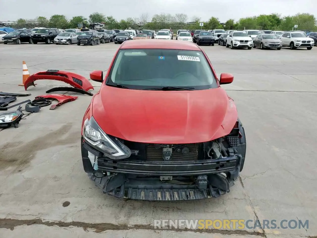 5 fotografías del automóvil dañado 3N1AB7AP8KY269751 NISSAN SENTRA 2019