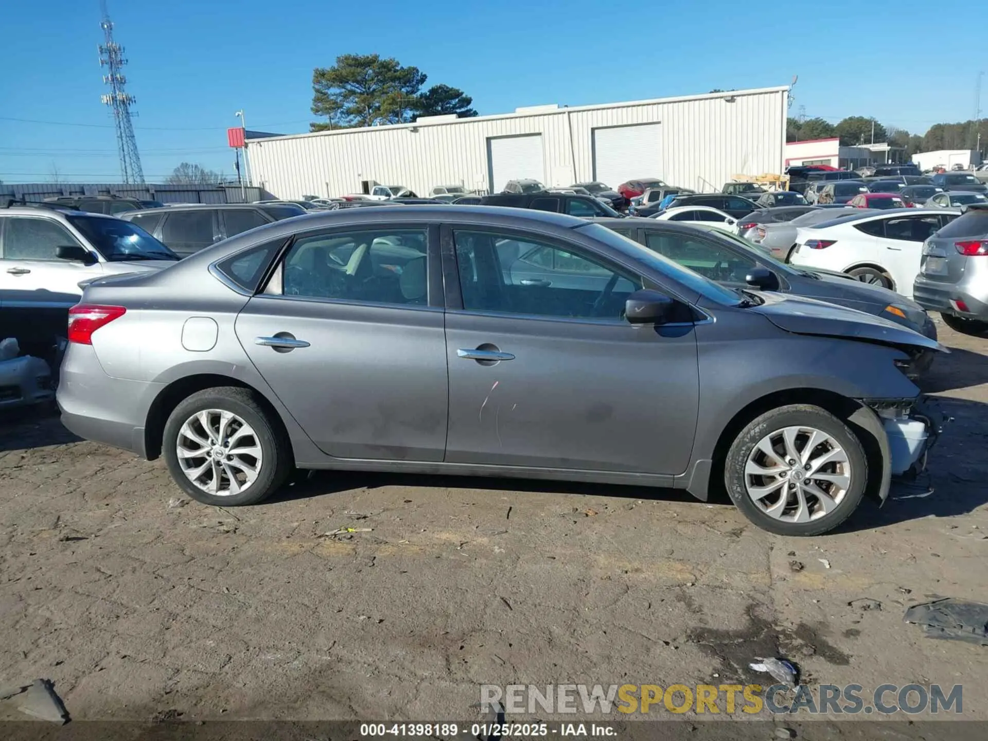 14 fotografías del automóvil dañado 3N1AB7AP8KY270981 NISSAN SENTRA 2019