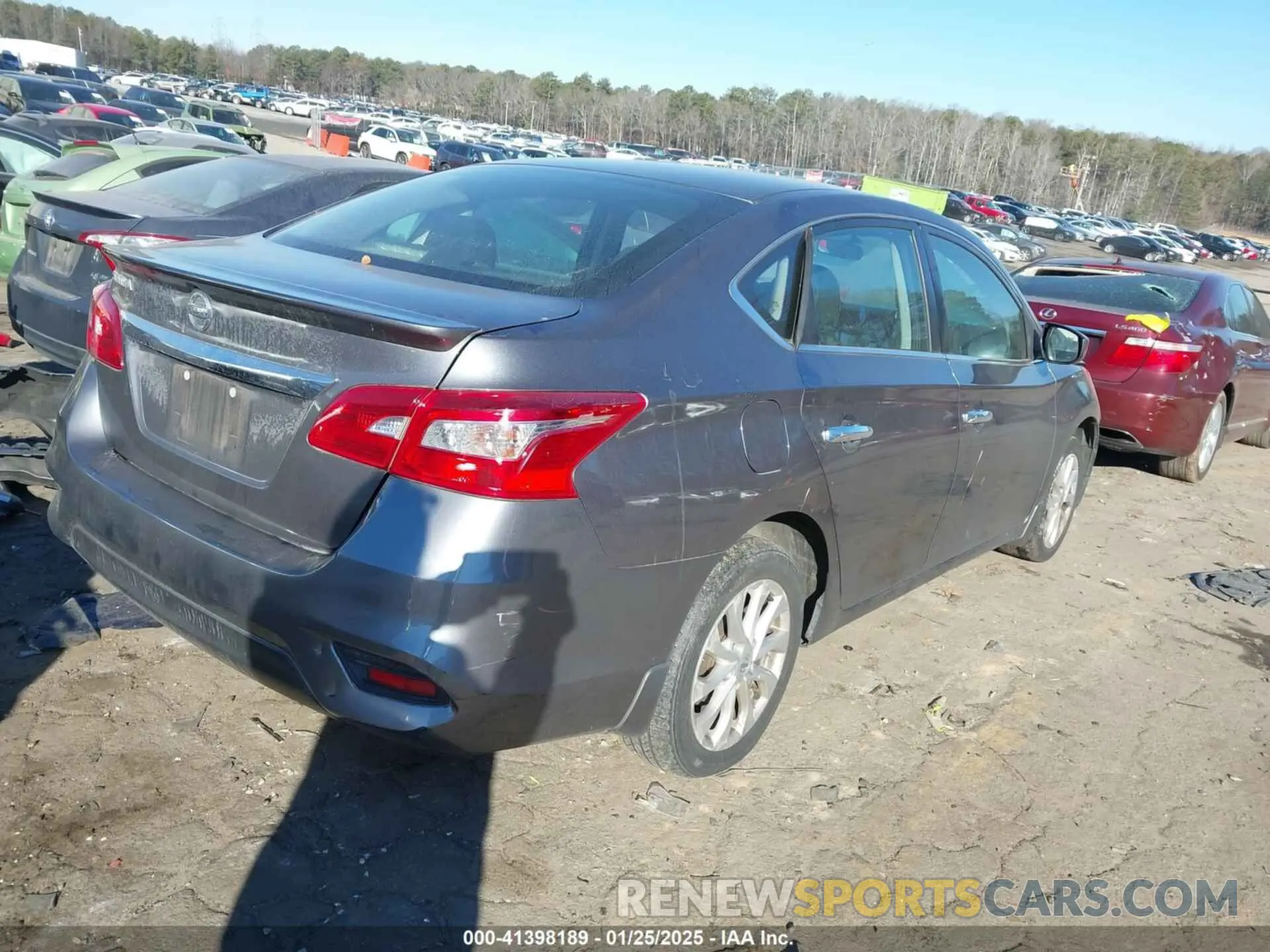 4 fotografías del automóvil dañado 3N1AB7AP8KY270981 NISSAN SENTRA 2019