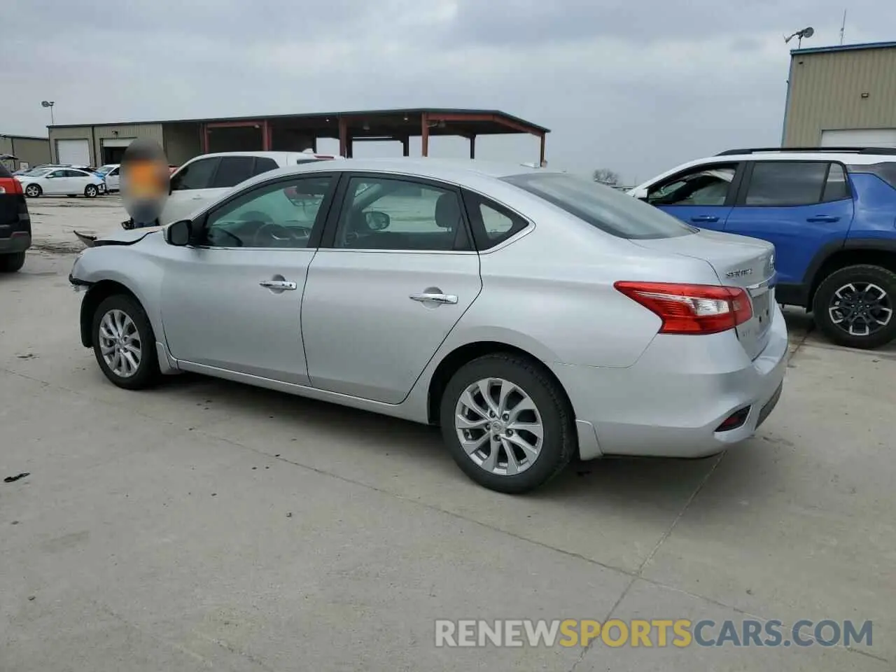 2 fotografías del automóvil dañado 3N1AB7AP8KY281270 NISSAN SENTRA 2019