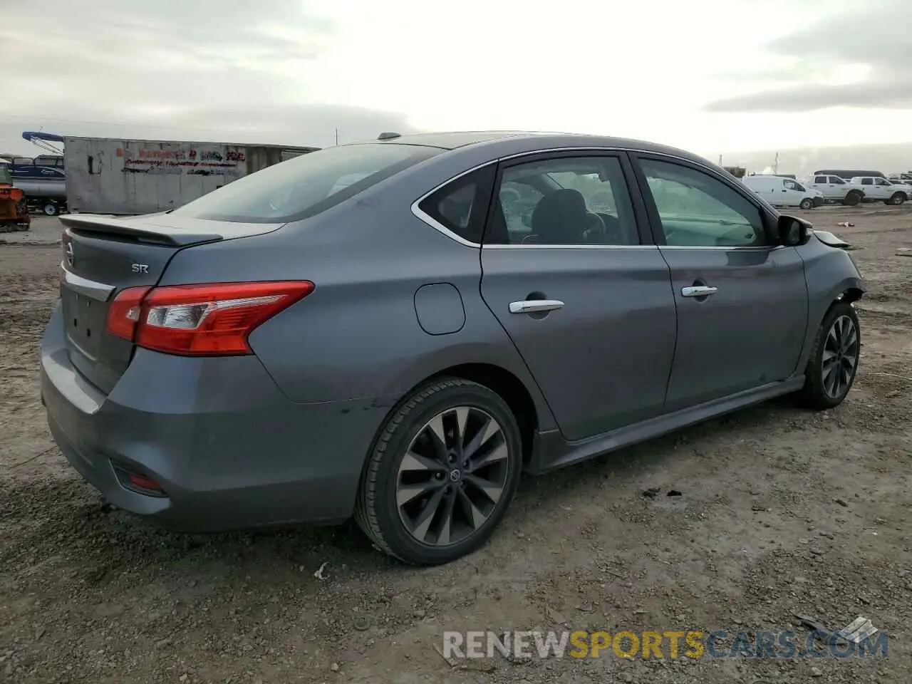 3 fotografías del automóvil dañado 3N1AB7AP8KY287909 NISSAN SENTRA 2019