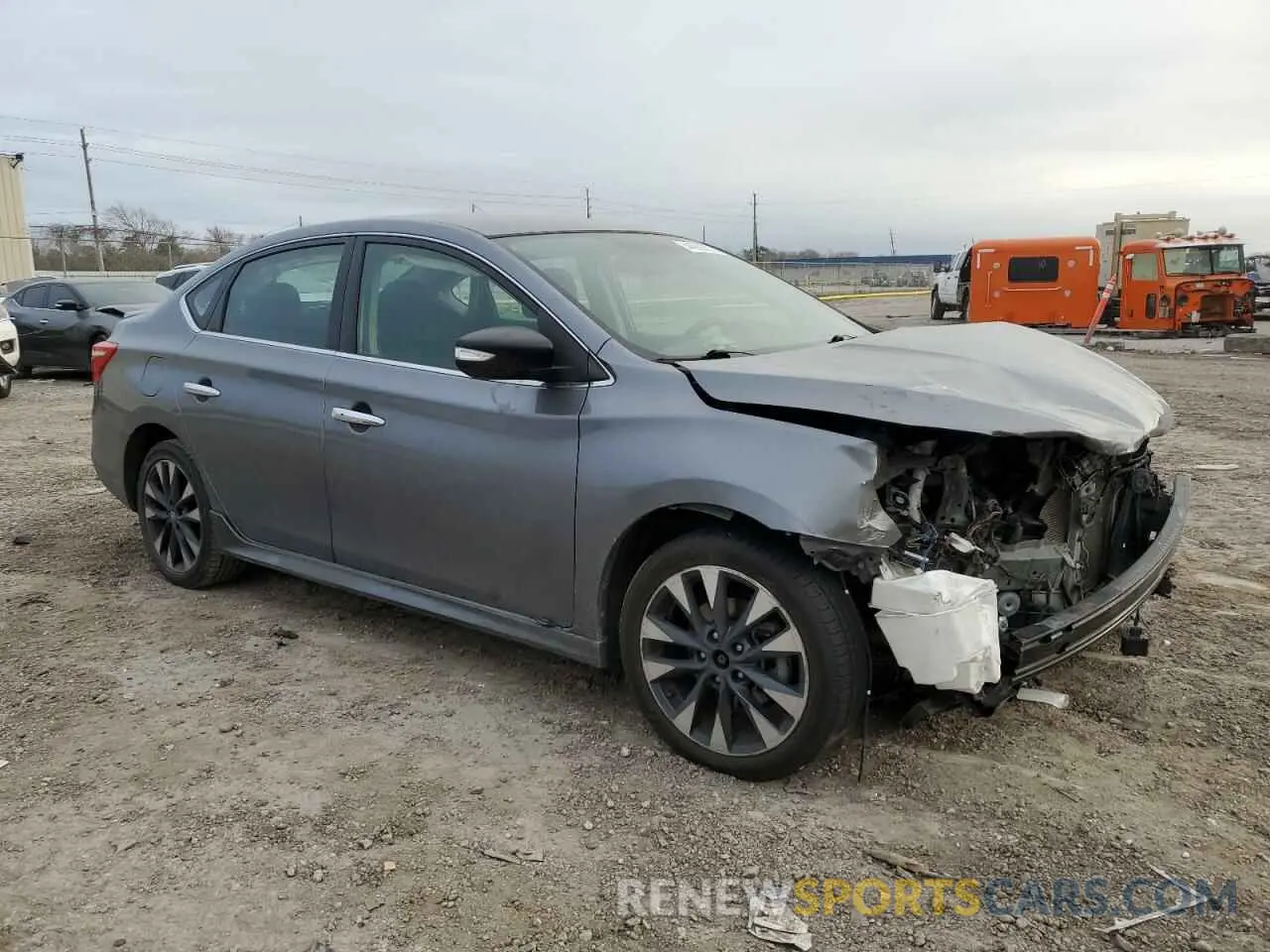 4 fotografías del automóvil dañado 3N1AB7AP8KY287909 NISSAN SENTRA 2019