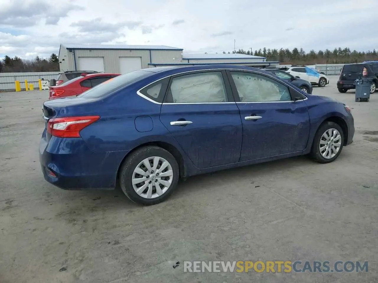 3 fotografías del automóvil dañado 3N1AB7AP8KY297369 NISSAN SENTRA 2019