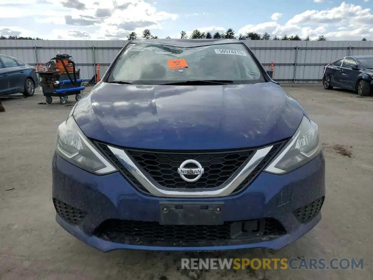 5 fotografías del automóvil dañado 3N1AB7AP8KY297369 NISSAN SENTRA 2019
