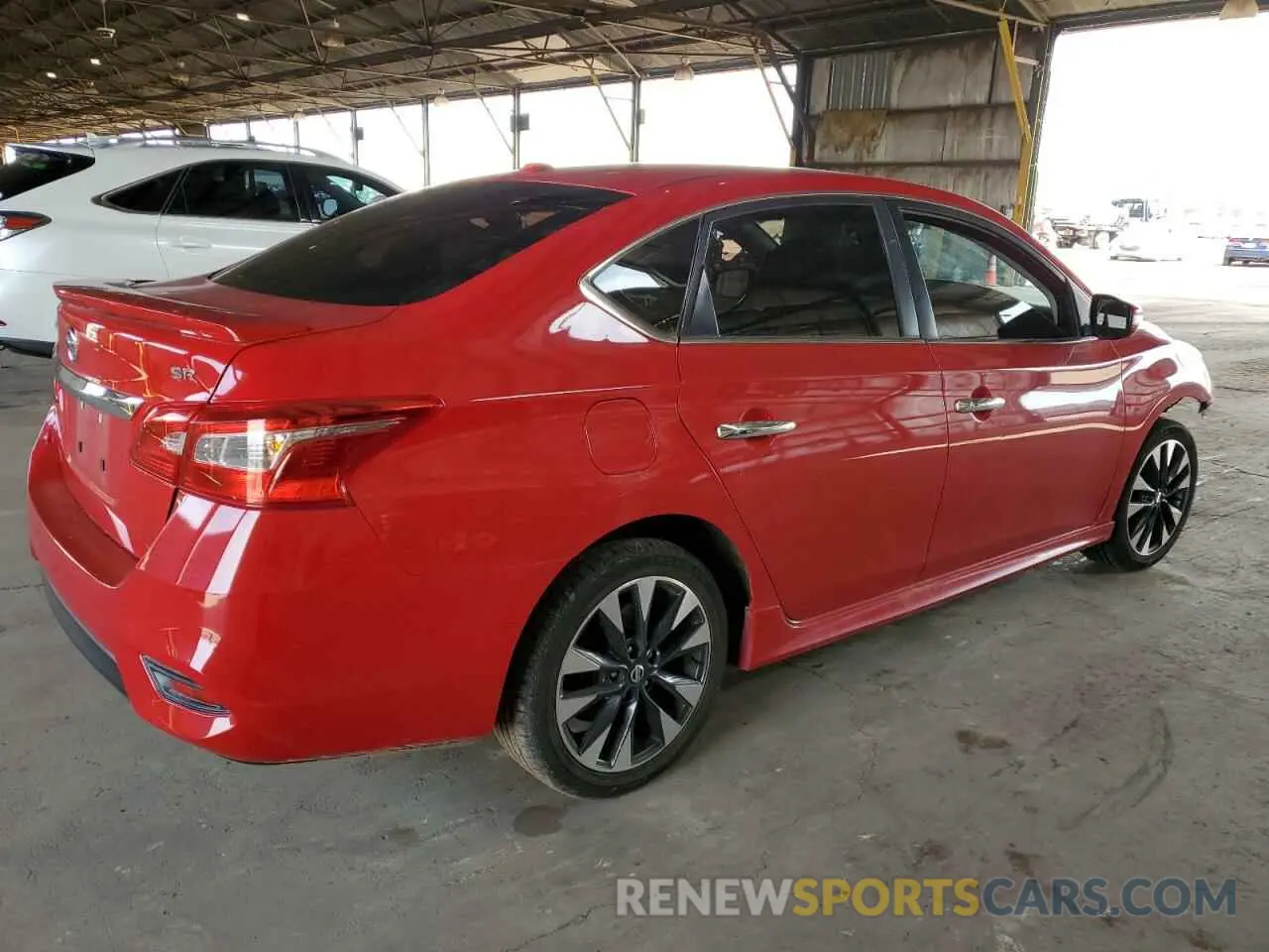 3 fotografías del automóvil dañado 3N1AB7AP8KY301680 NISSAN SENTRA 2019