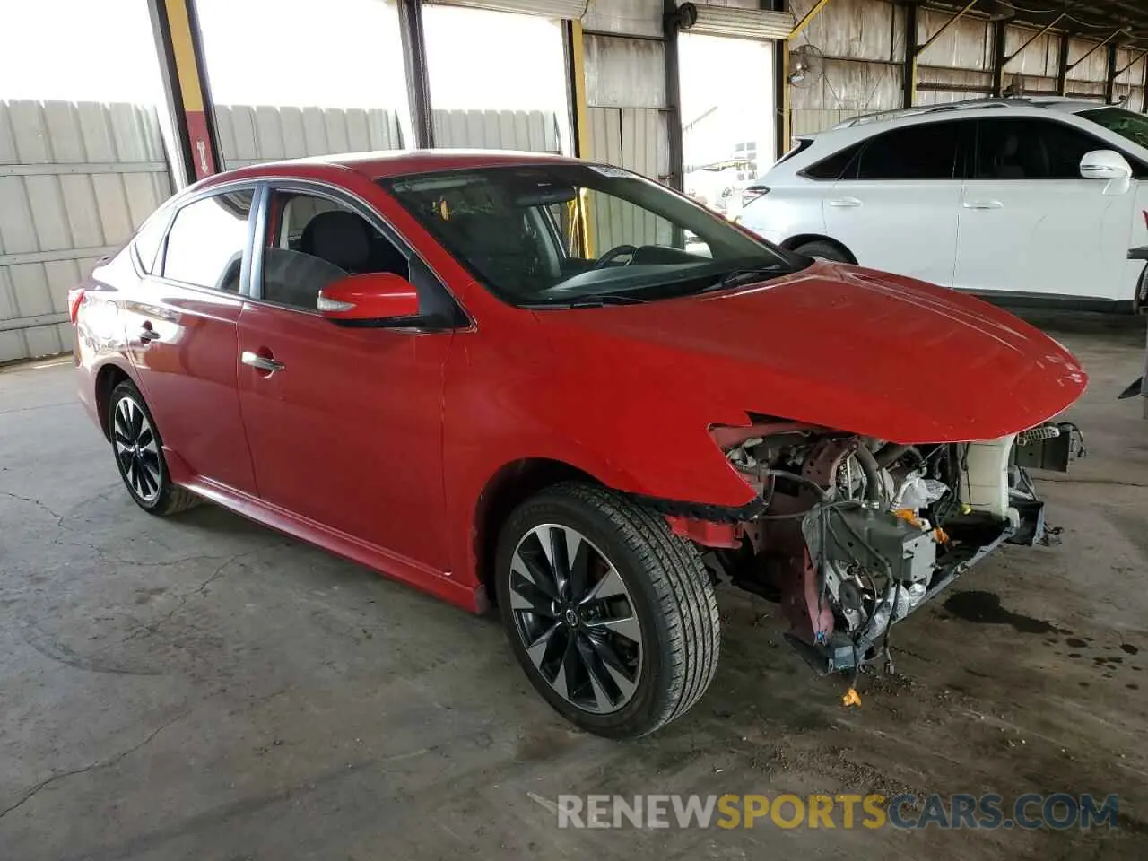 4 fotografías del automóvil dañado 3N1AB7AP8KY301680 NISSAN SENTRA 2019