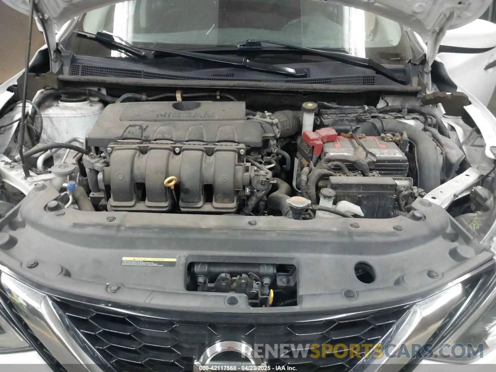10 fotografías del automóvil dañado 3N1AB7AP8KY302182 NISSAN SENTRA 2019