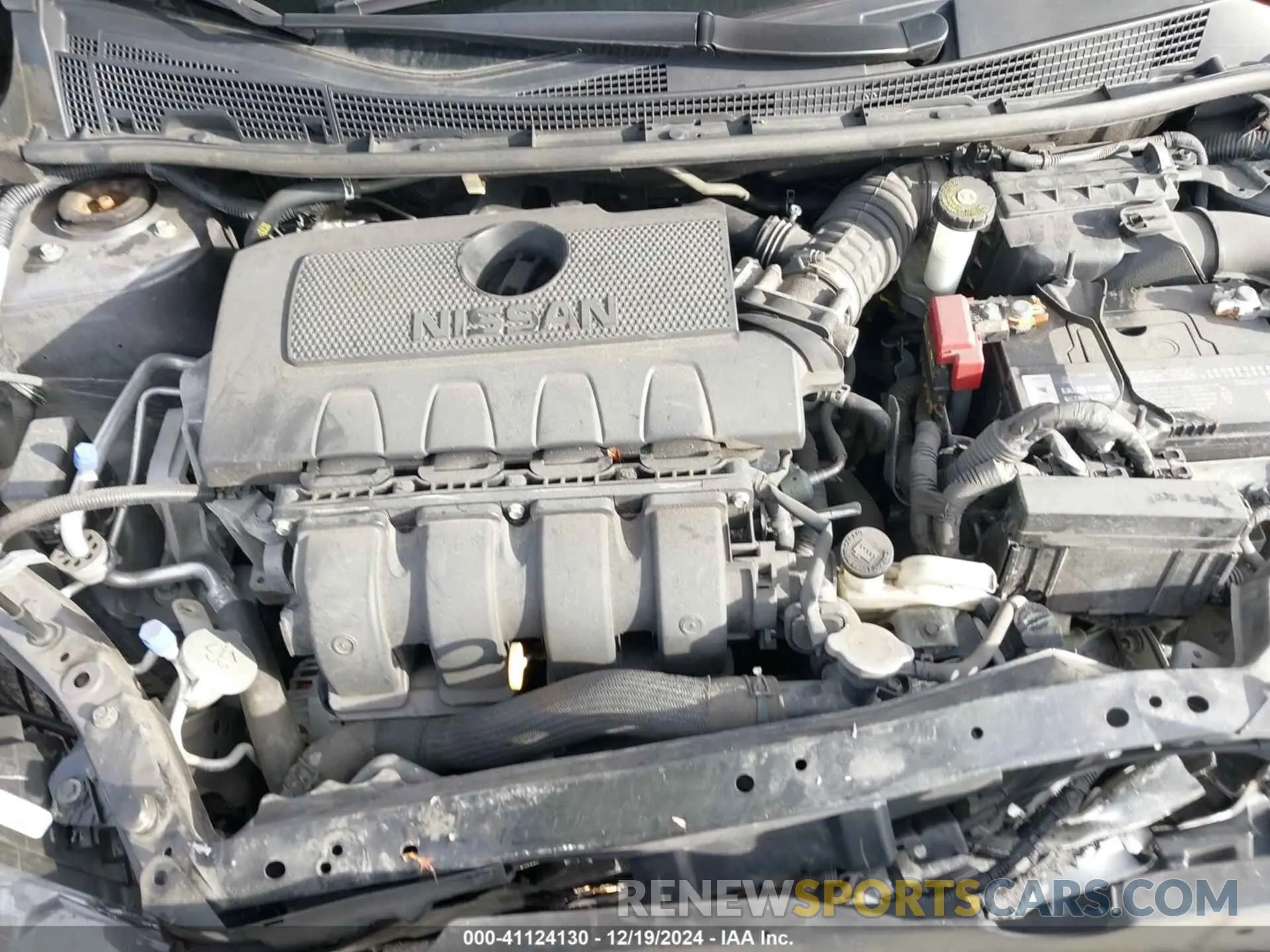 10 fotografías del automóvil dañado 3N1AB7AP8KY306989 NISSAN SENTRA 2019
