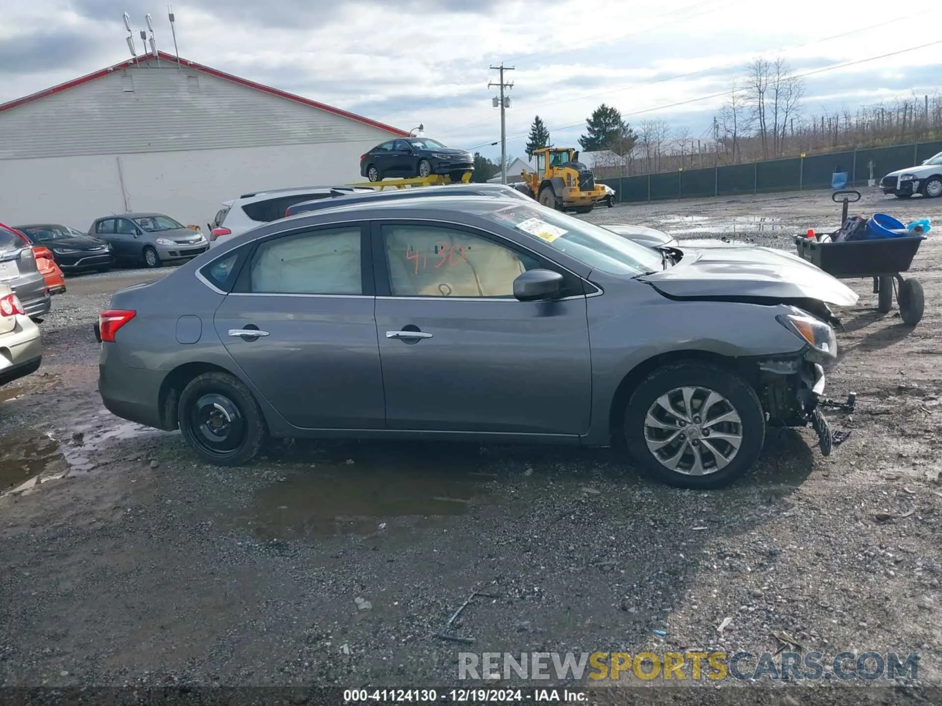 13 fotografías del automóvil dañado 3N1AB7AP8KY306989 NISSAN SENTRA 2019