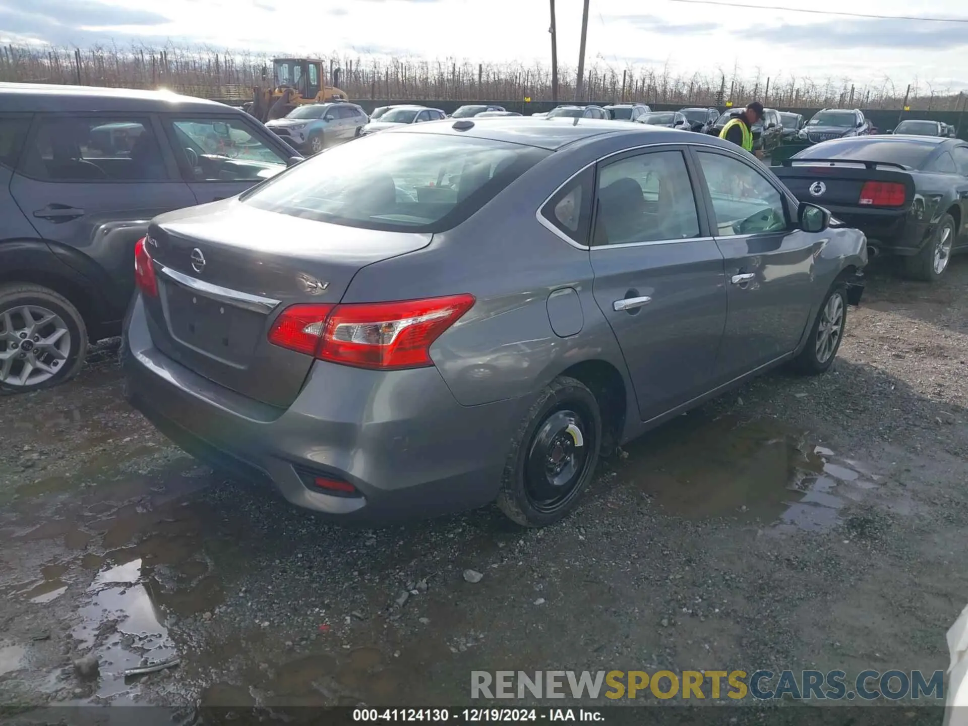 4 fotografías del automóvil dañado 3N1AB7AP8KY306989 NISSAN SENTRA 2019