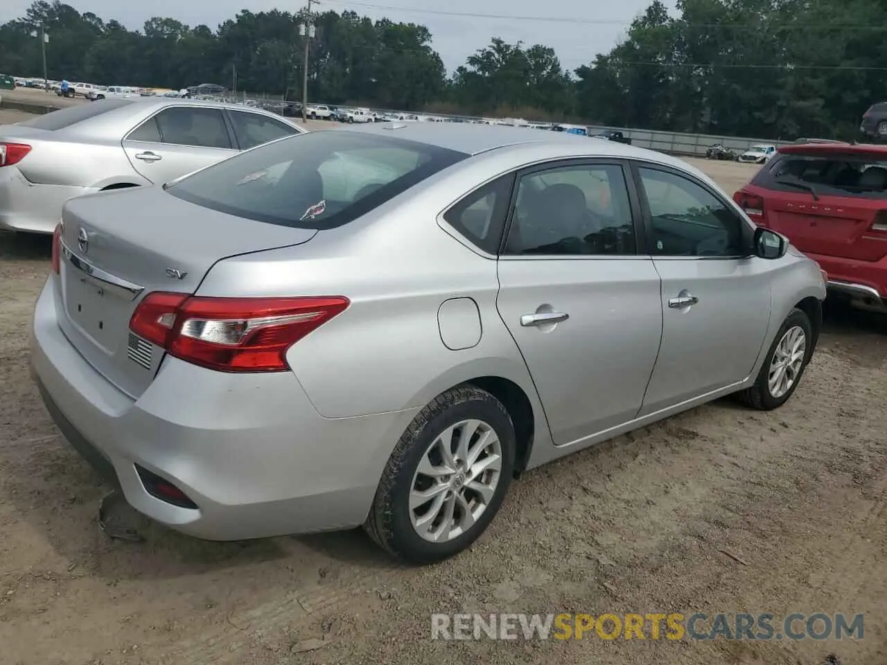 3 fotografías del automóvil dañado 3N1AB7AP8KY312355 NISSAN SENTRA 2019
