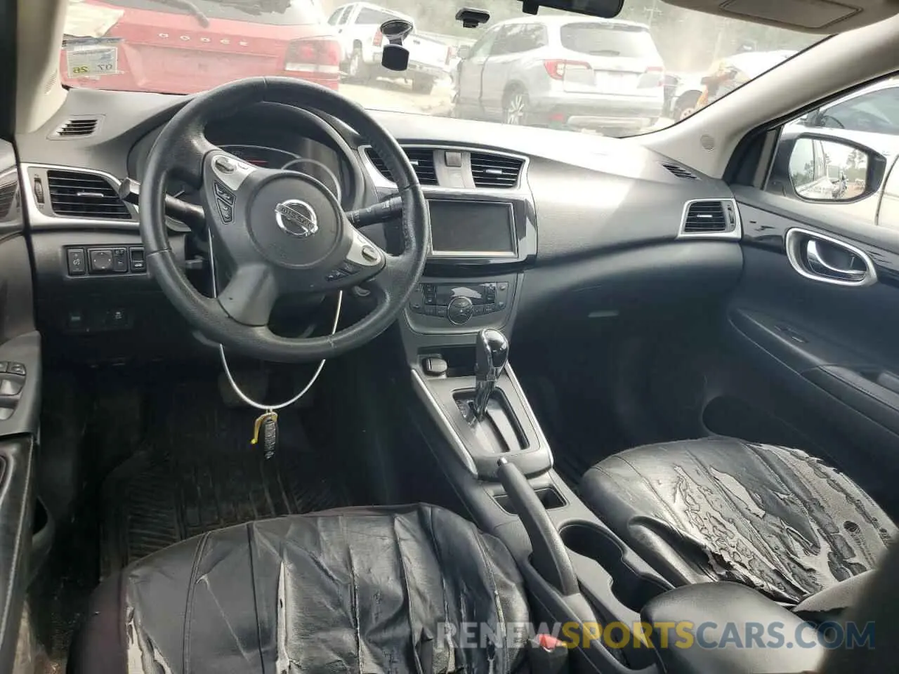 8 fotografías del automóvil dañado 3N1AB7AP8KY312355 NISSAN SENTRA 2019