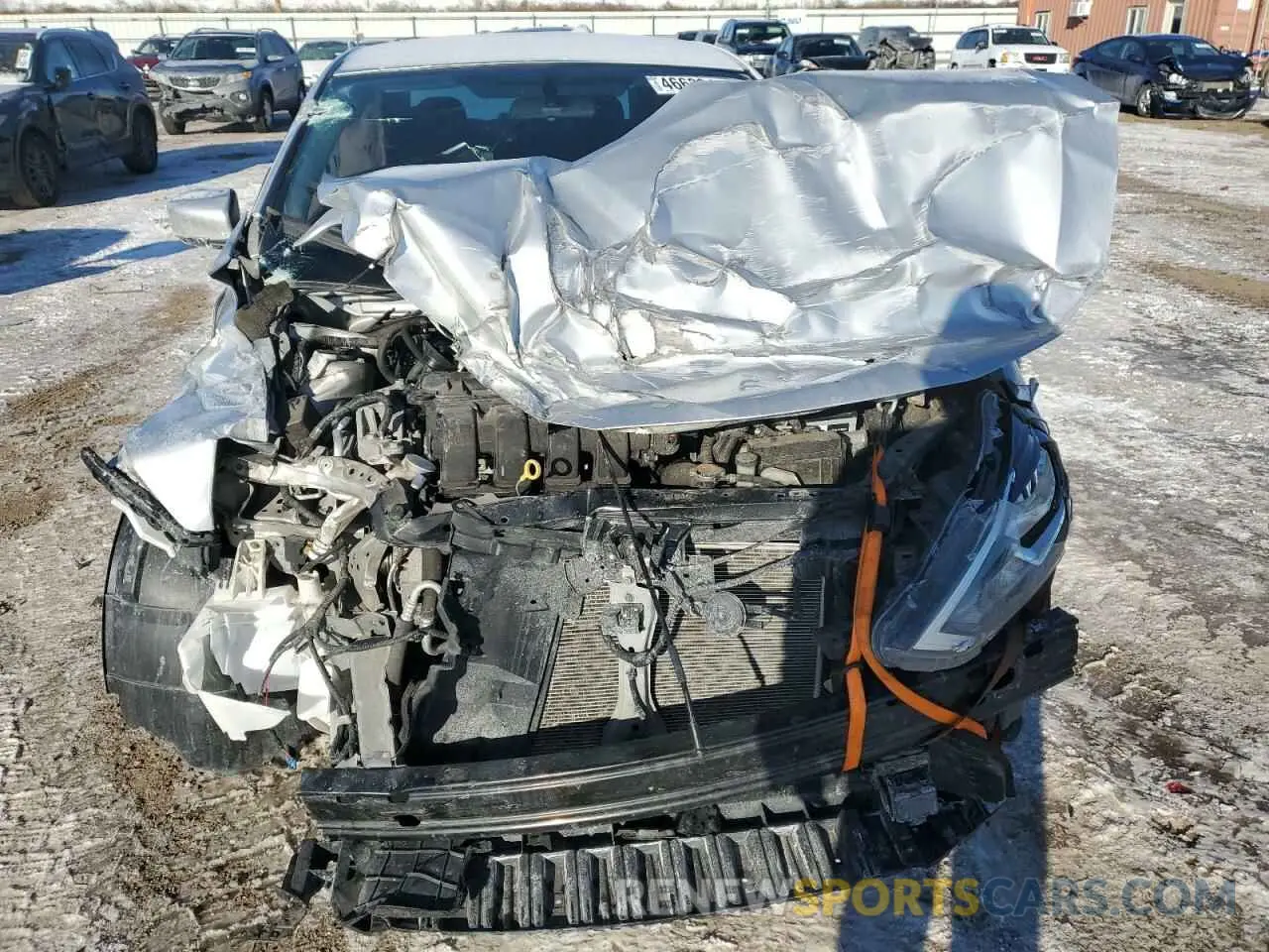 5 fotografías del automóvil dañado 3N1AB7AP8KY316924 NISSAN SENTRA 2019