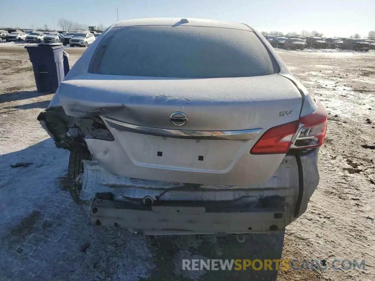 6 fotografías del automóvil dañado 3N1AB7AP8KY316924 NISSAN SENTRA 2019