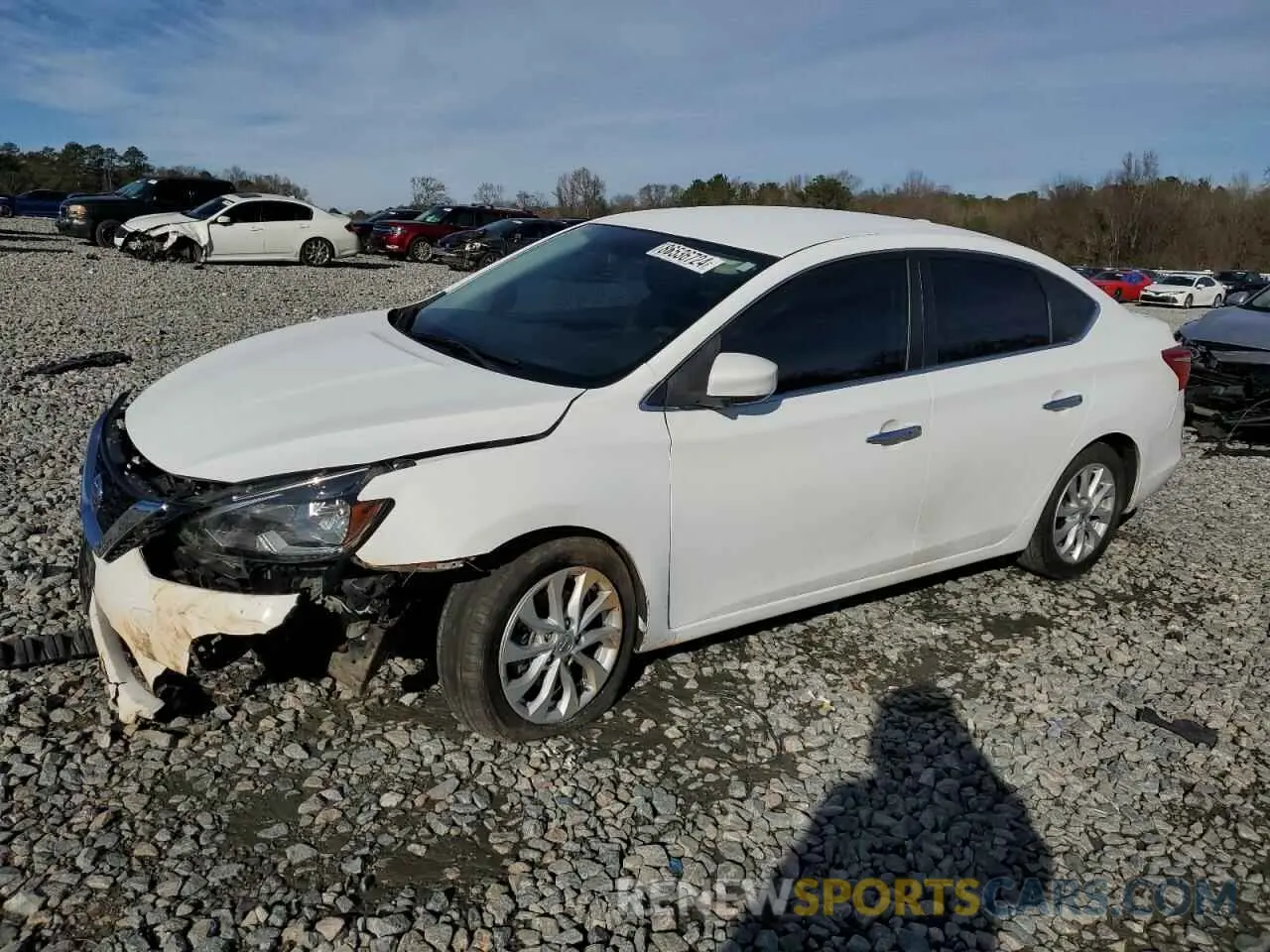 1 fotografías del automóvil dañado 3N1AB7AP8KY317751 NISSAN SENTRA 2019