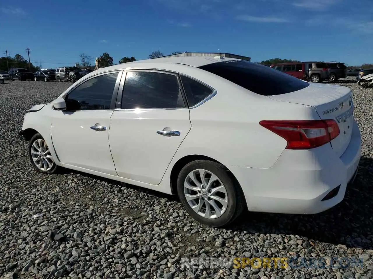 2 fotografías del automóvil dañado 3N1AB7AP8KY317751 NISSAN SENTRA 2019