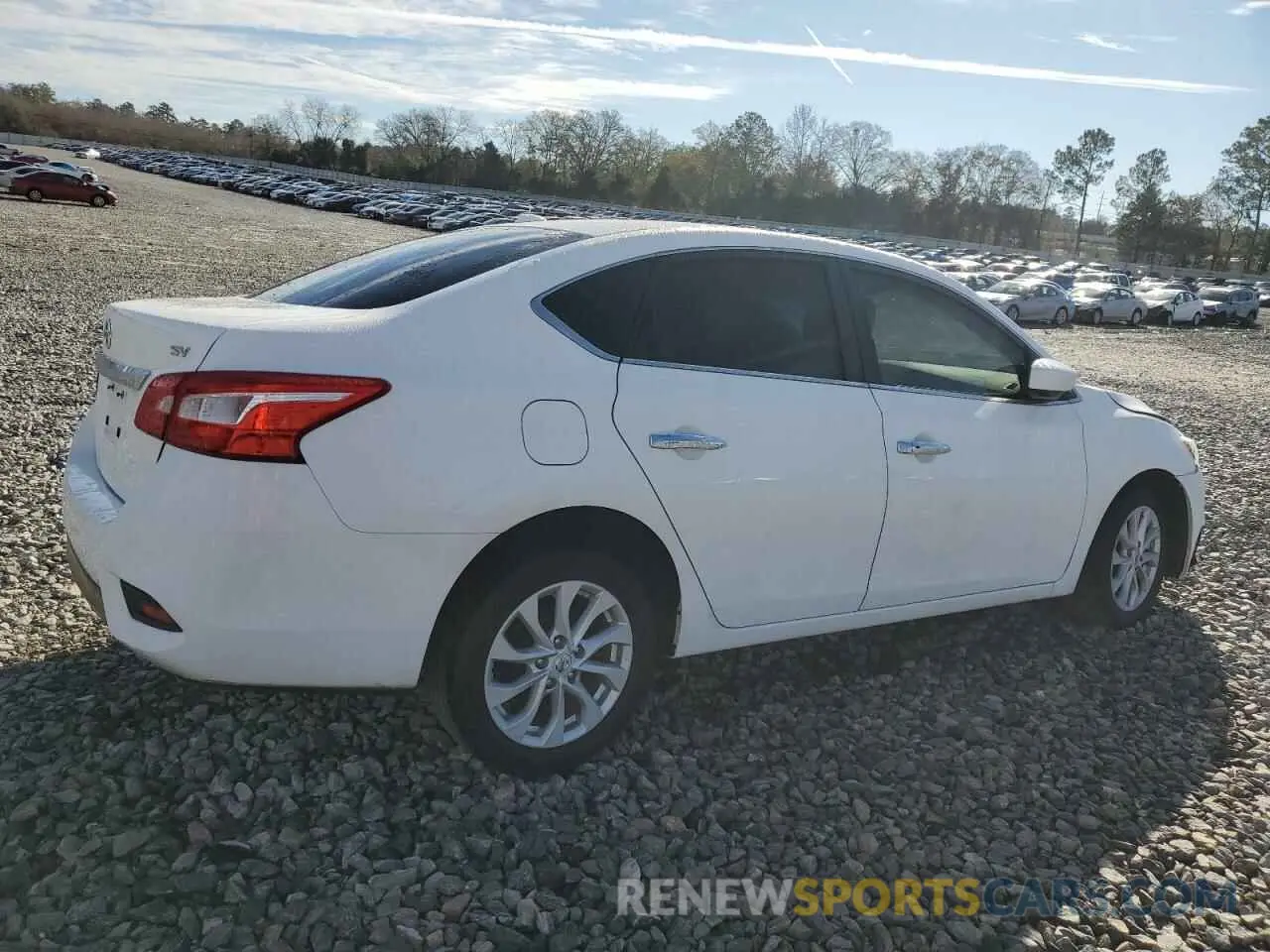 3 fotografías del automóvil dañado 3N1AB7AP8KY317751 NISSAN SENTRA 2019