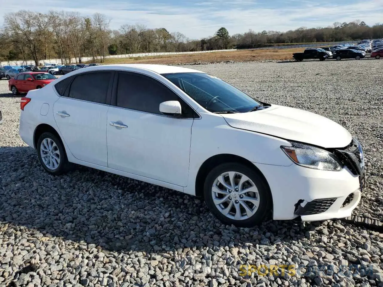 4 fotografías del automóvil dañado 3N1AB7AP8KY317751 NISSAN SENTRA 2019
