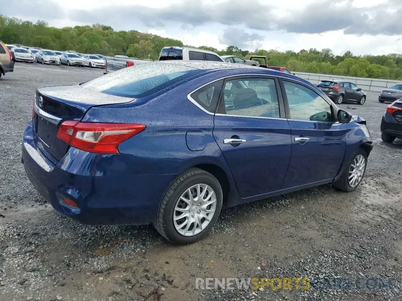 3 fotografías del automóvil dañado 3N1AB7AP8KY332881 NISSAN SENTRA 2019