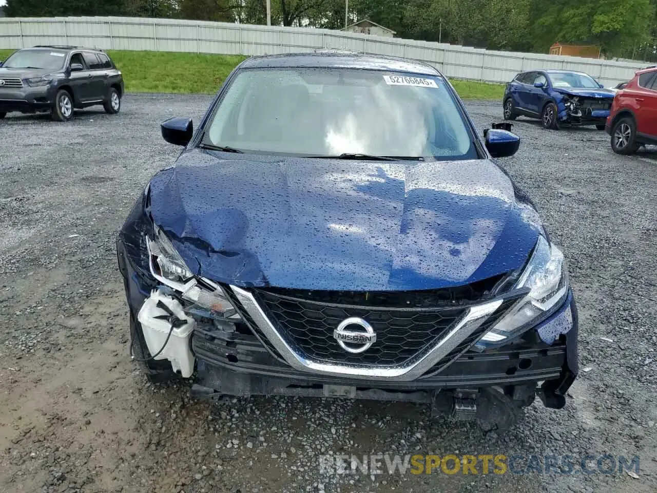 5 fotografías del automóvil dañado 3N1AB7AP8KY332881 NISSAN SENTRA 2019