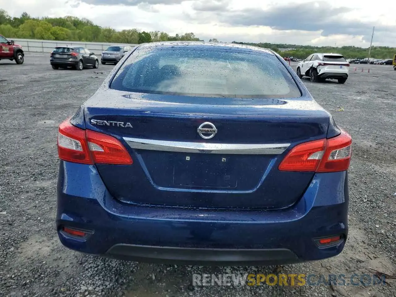 6 fotografías del automóvil dañado 3N1AB7AP8KY332881 NISSAN SENTRA 2019
