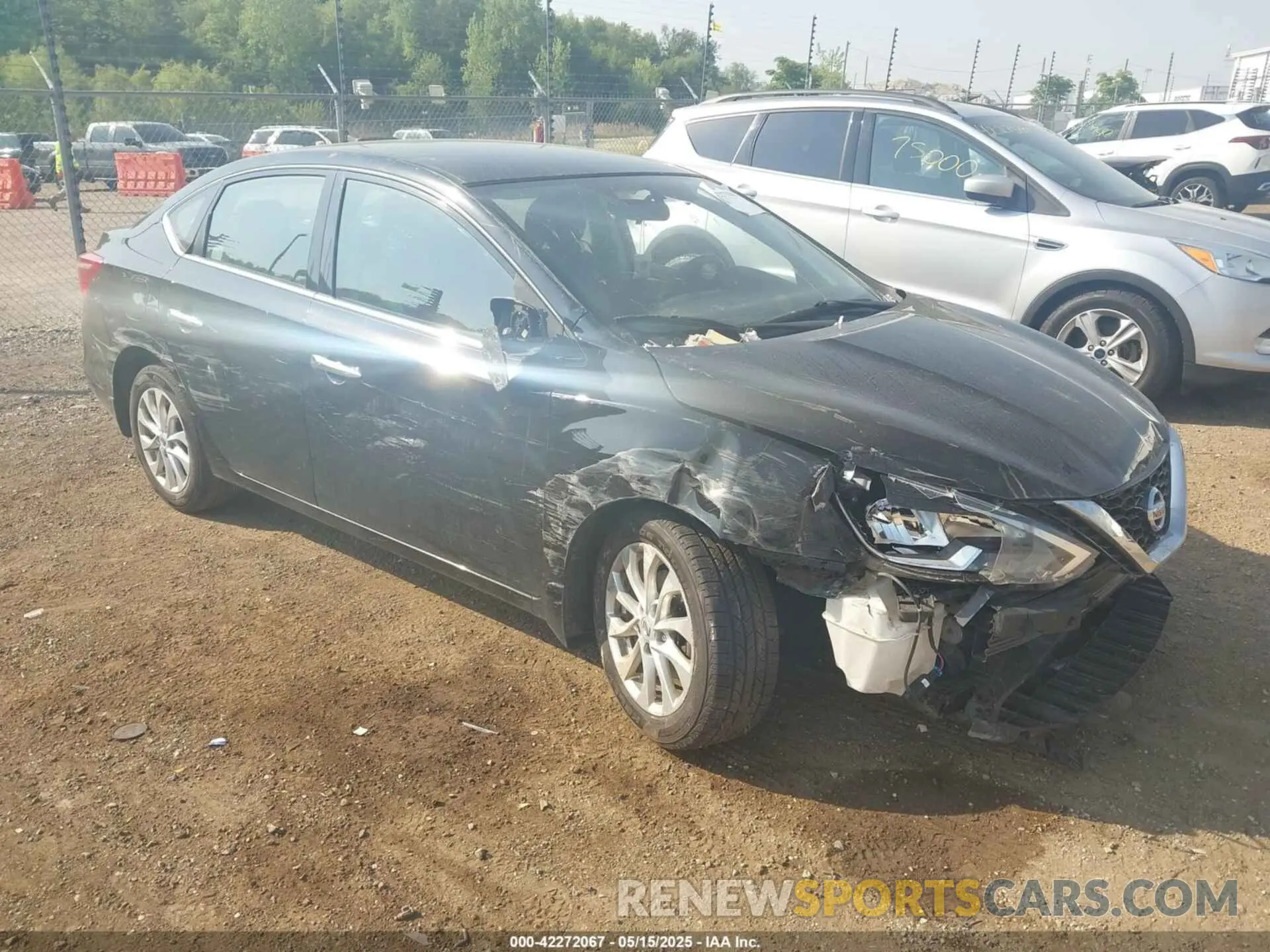 1 fotografías del automóvil dañado 3N1AB7AP8KY334372 NISSAN SENTRA 2019
