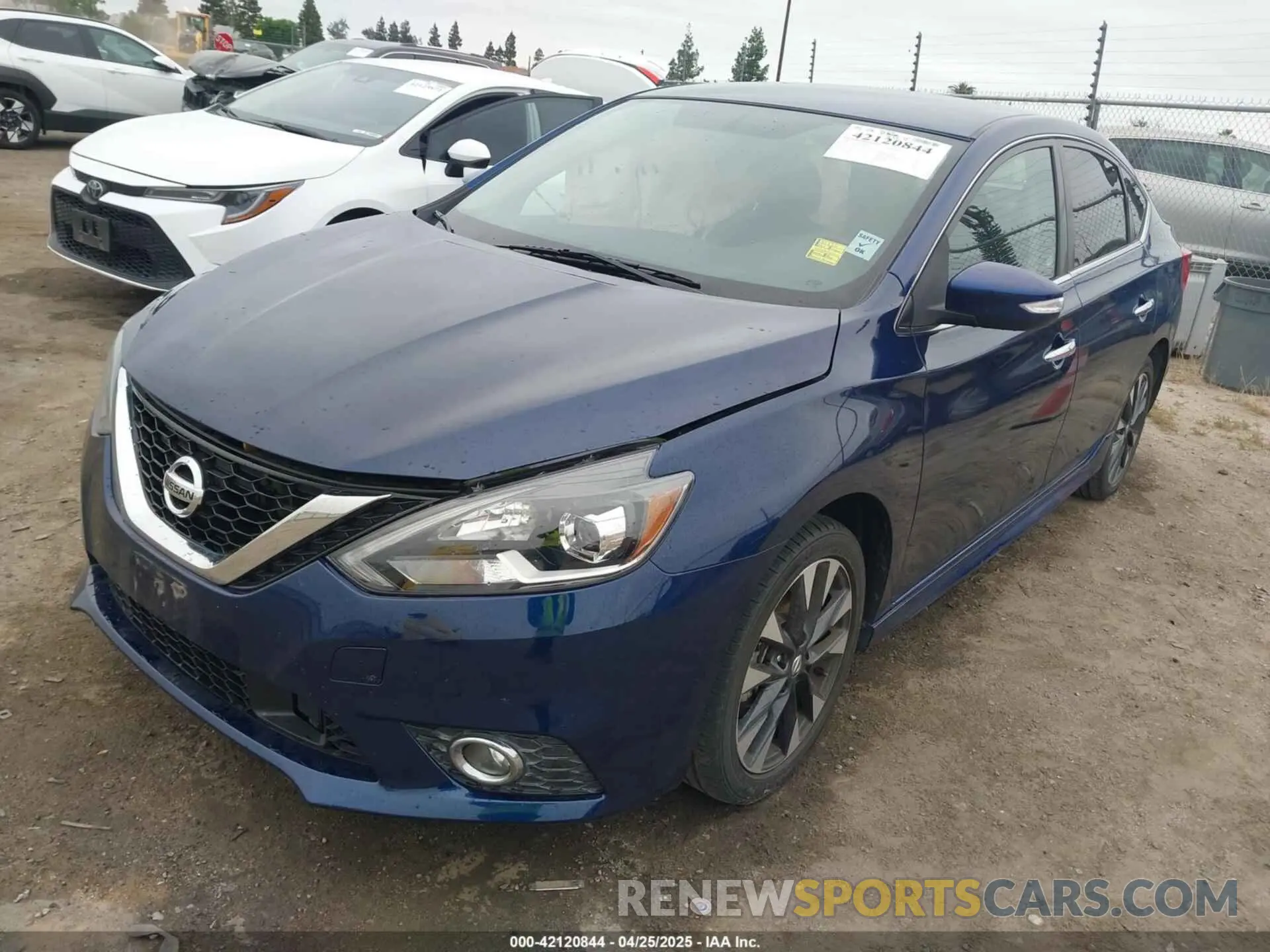2 fotografías del automóvil dañado 3N1AB7AP8KY342231 NISSAN SENTRA 2019