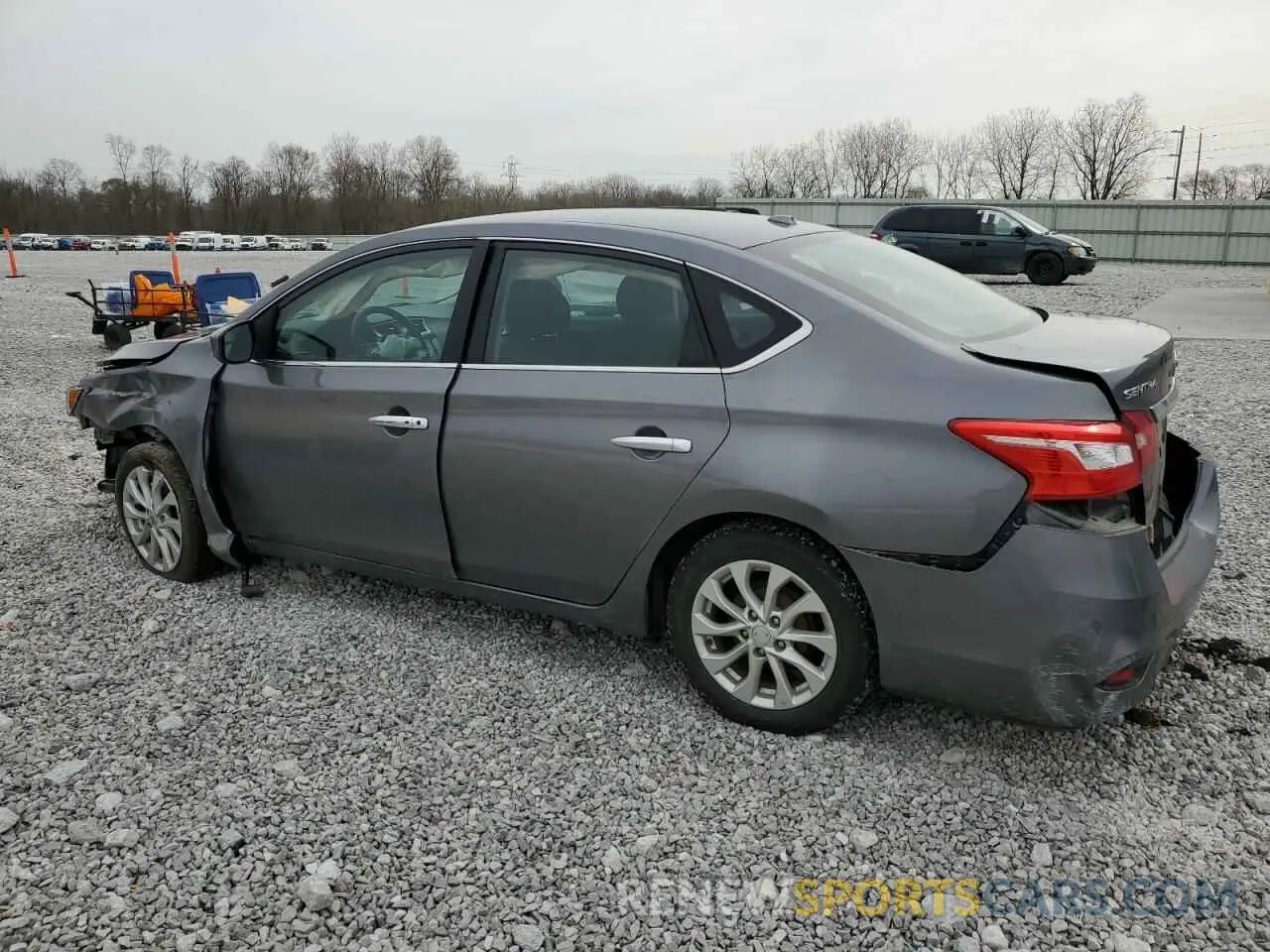 2 fotografías del automóvil dañado 3N1AB7AP8KY348465 NISSAN SENTRA 2019