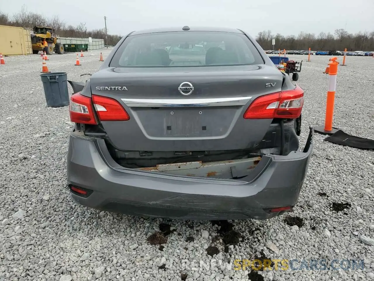 6 fotografías del automóvil dañado 3N1AB7AP8KY348465 NISSAN SENTRA 2019