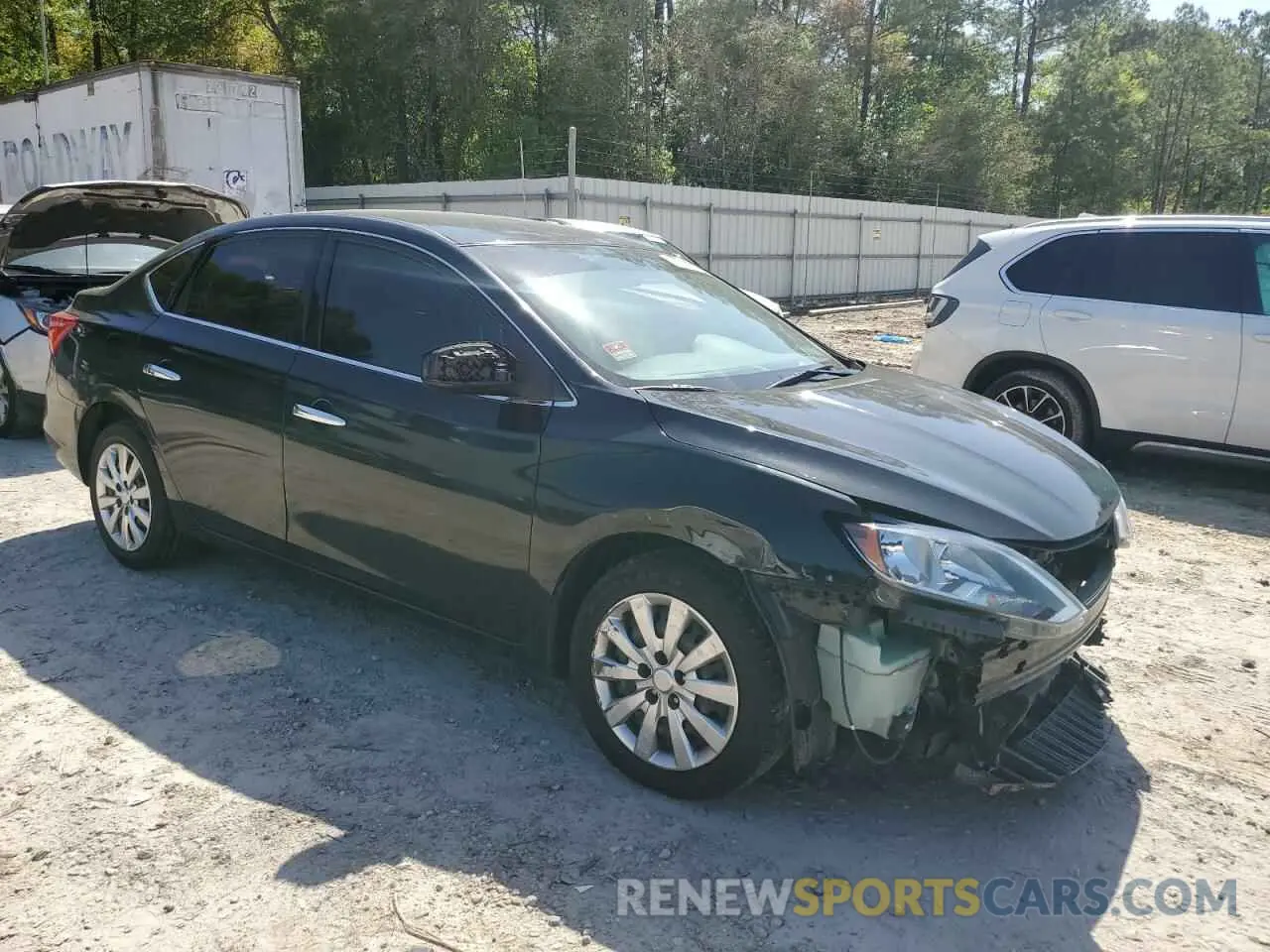 4 fotografías del automóvil dañado 3N1AB7AP8KY349292 NISSAN SENTRA 2019