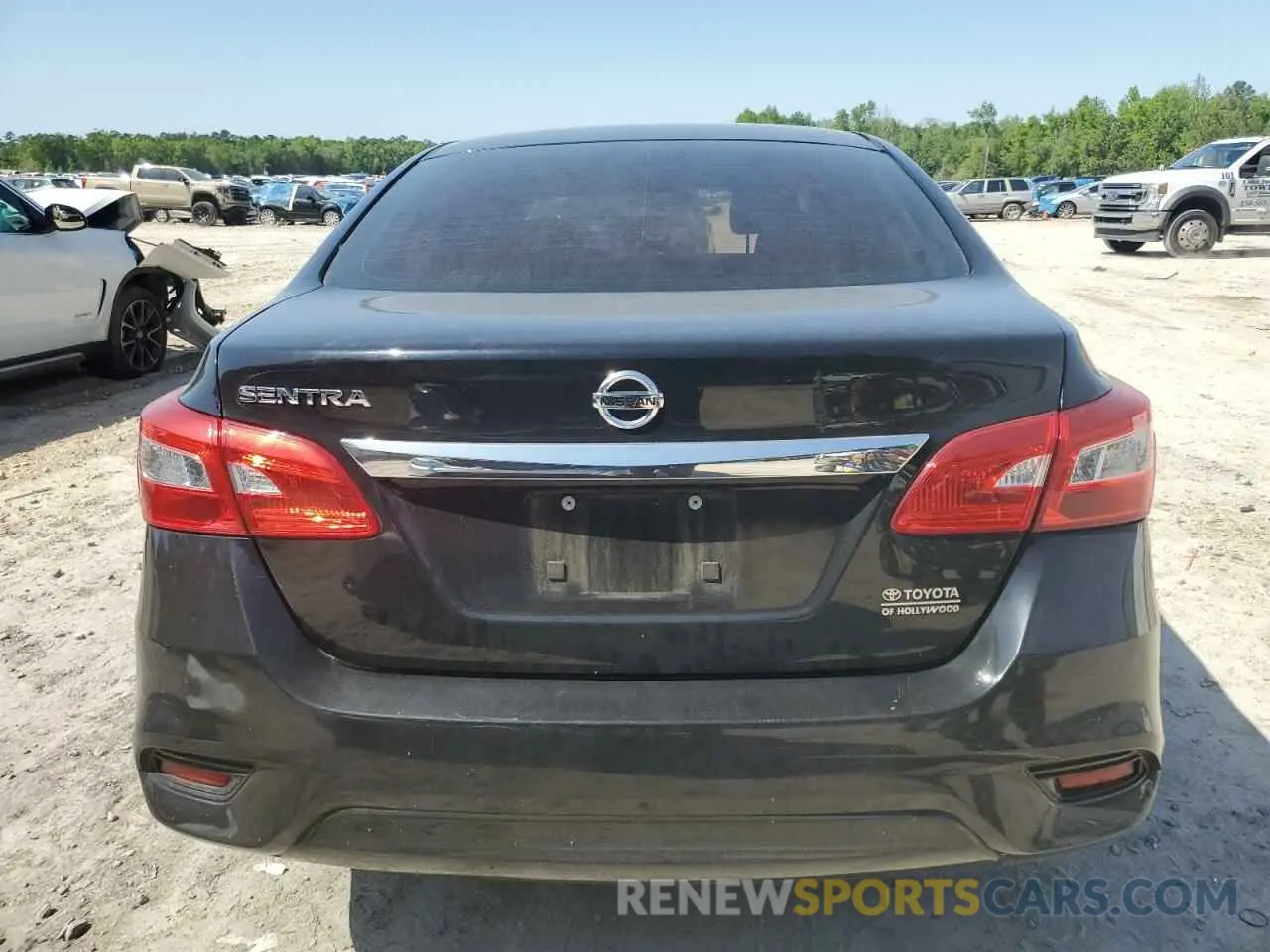6 fotografías del automóvil dañado 3N1AB7AP8KY349292 NISSAN SENTRA 2019