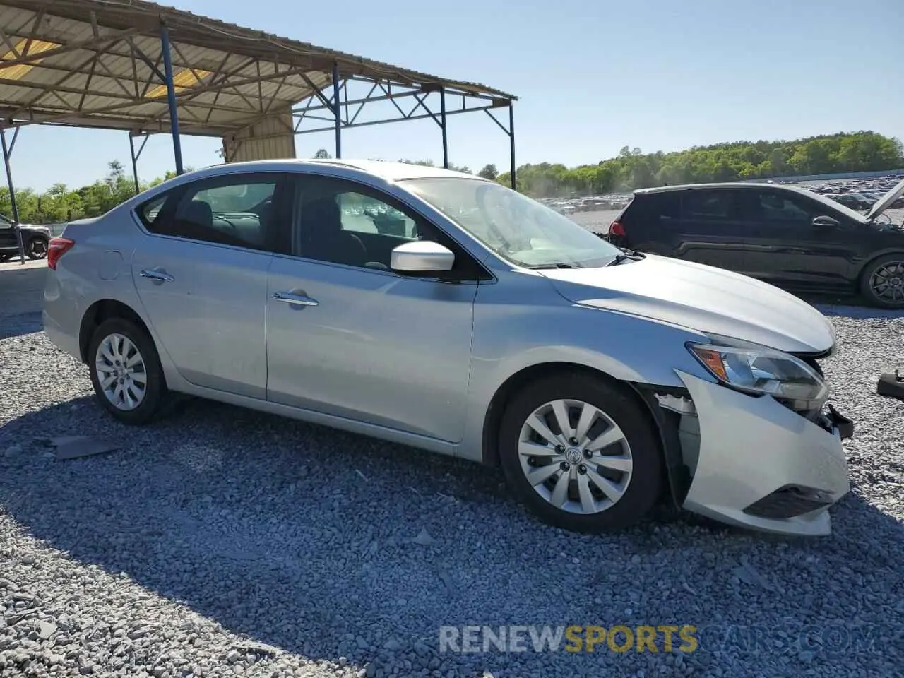 4 fotografías del automóvil dañado 3N1AB7AP8KY355397 NISSAN SENTRA 2019