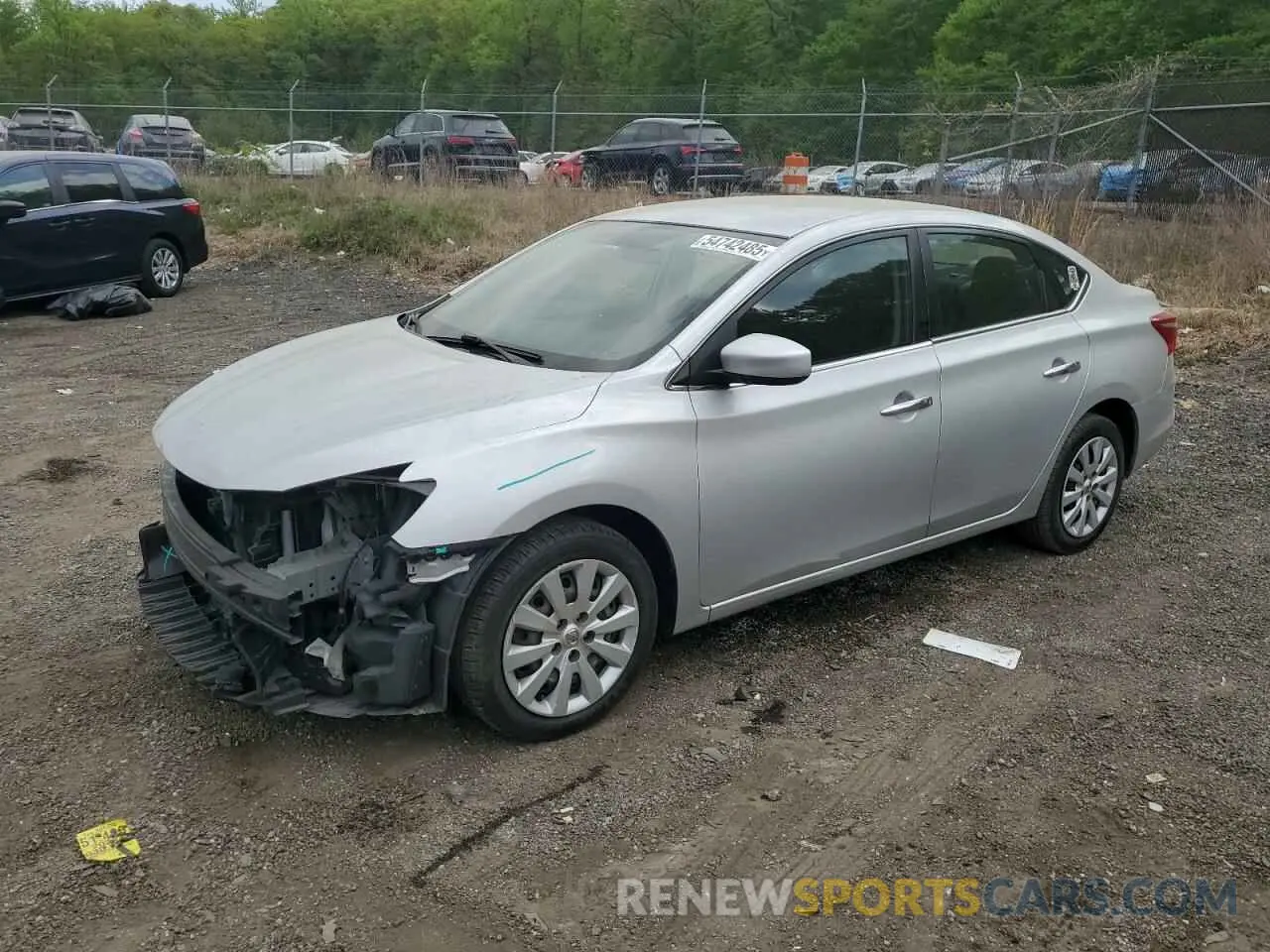 1 fotografías del automóvil dañado 3N1AB7AP8KY358476 NISSAN SENTRA 2019