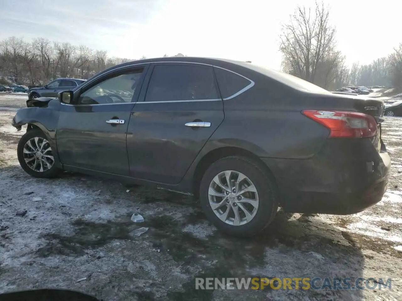 2 fotografías del automóvil dañado 3N1AB7AP8KY362642 NISSAN SENTRA 2019